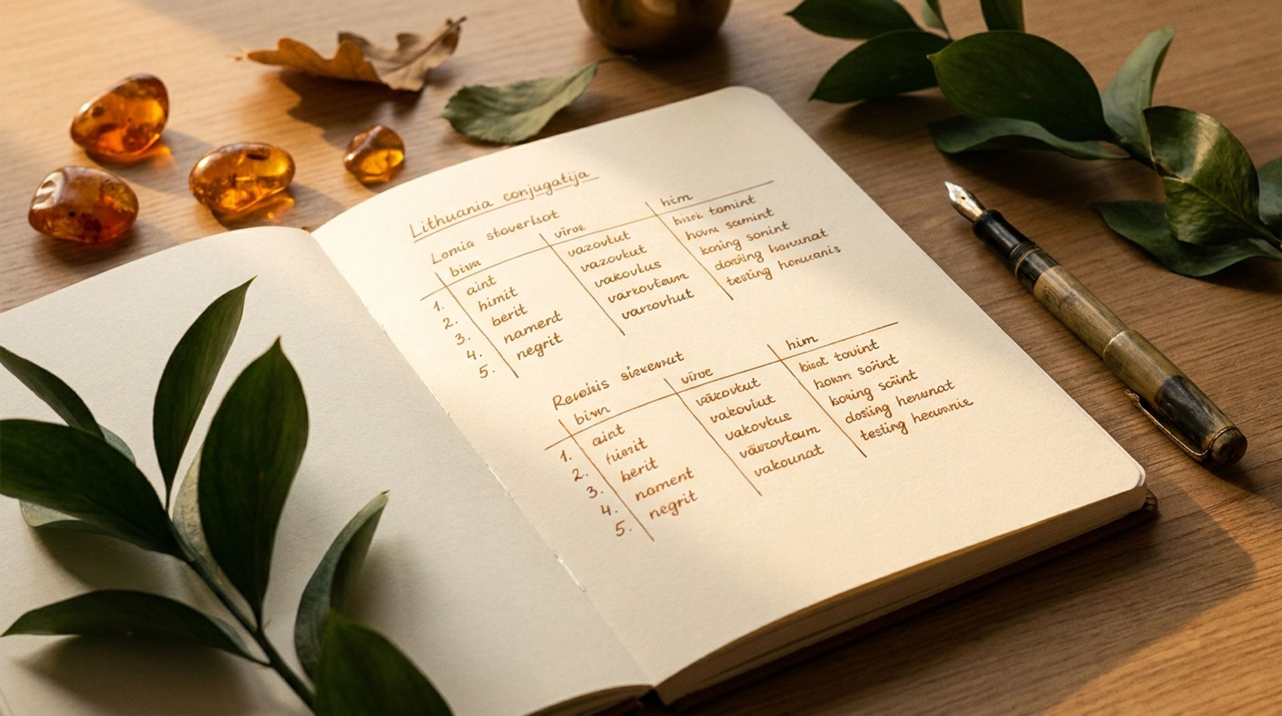 Lithuanian Present Tense Mastery