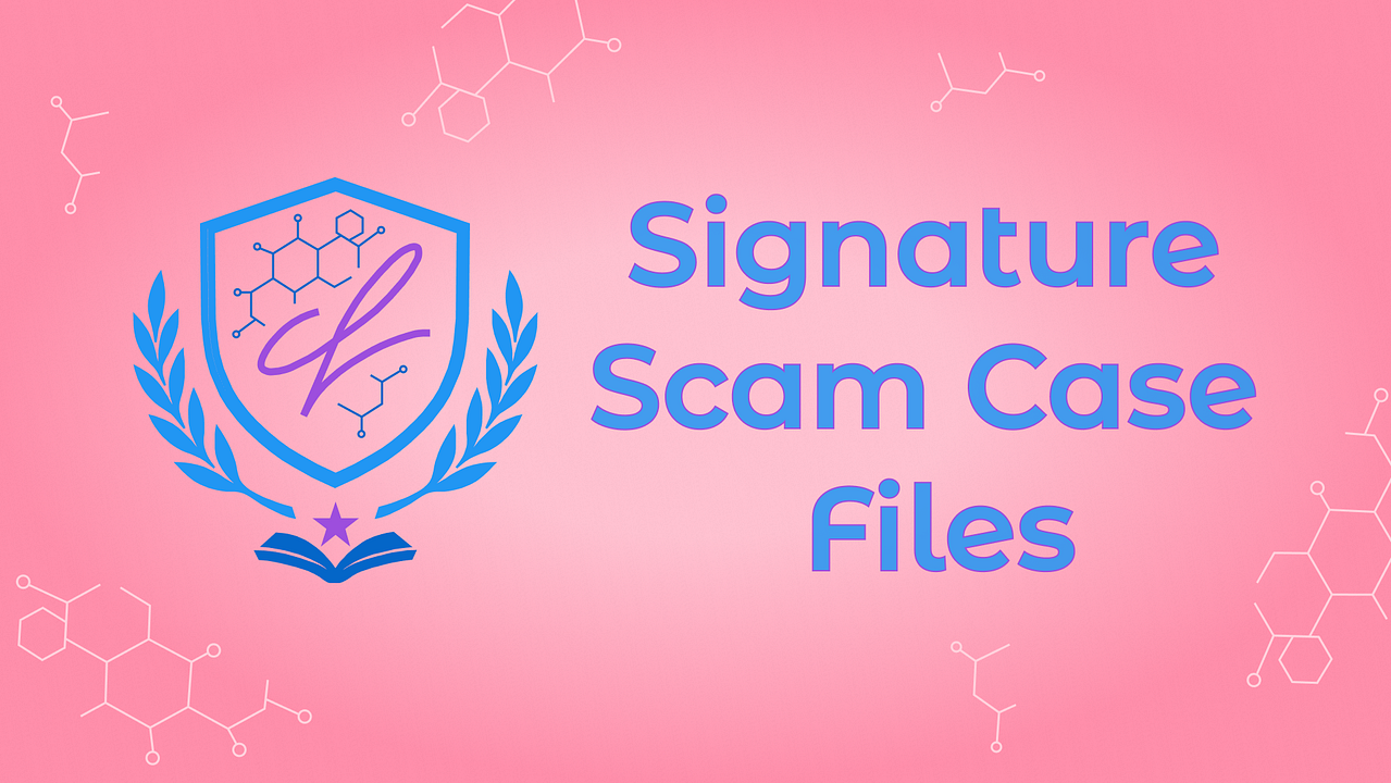 Signature Scam Case Files