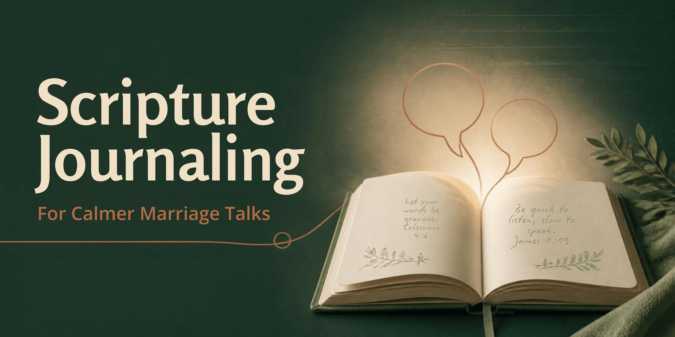 Scripture Journaling for Calmer Marriage Talks
