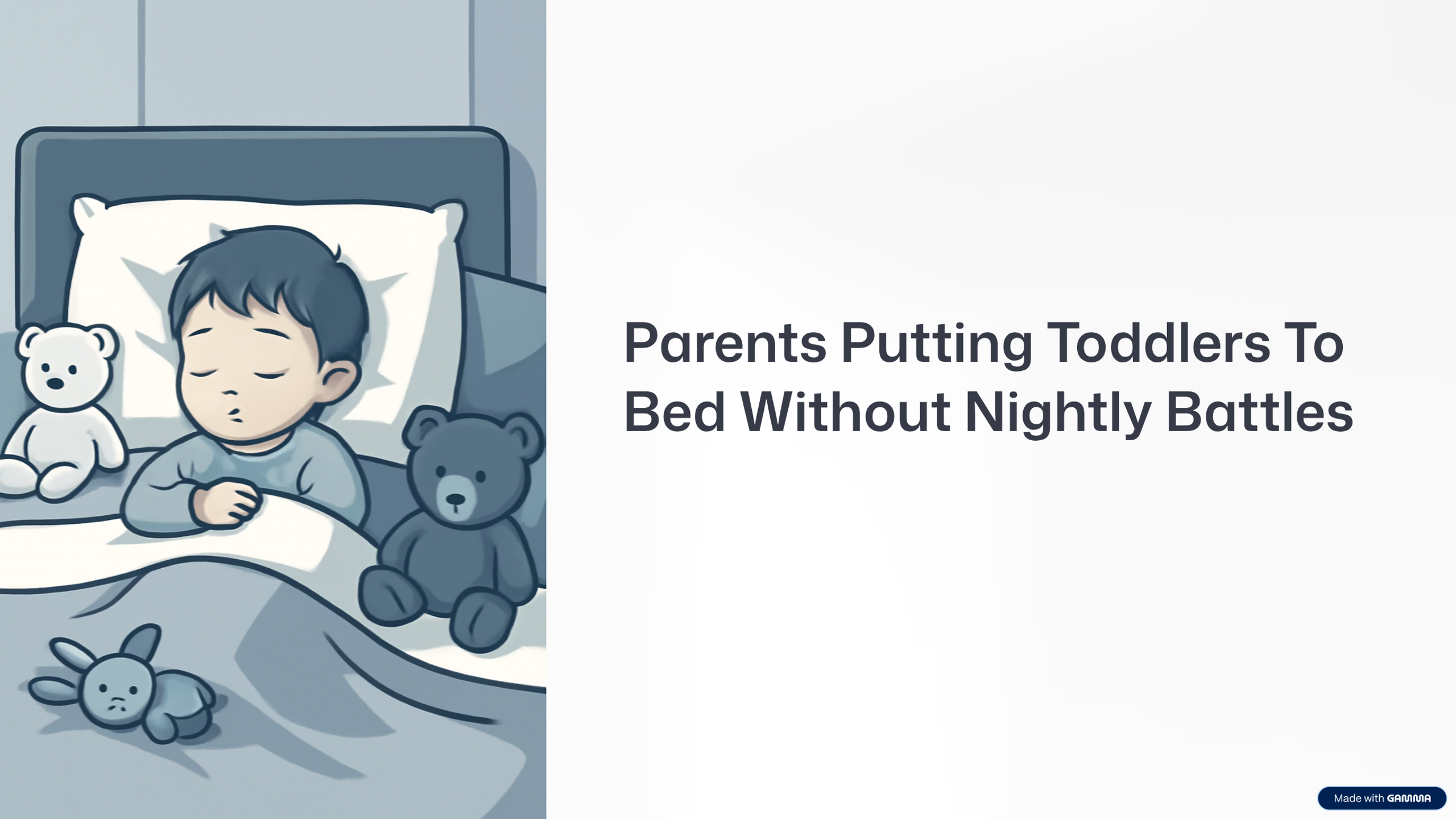 Putting Toddlers to Bed Without Battles