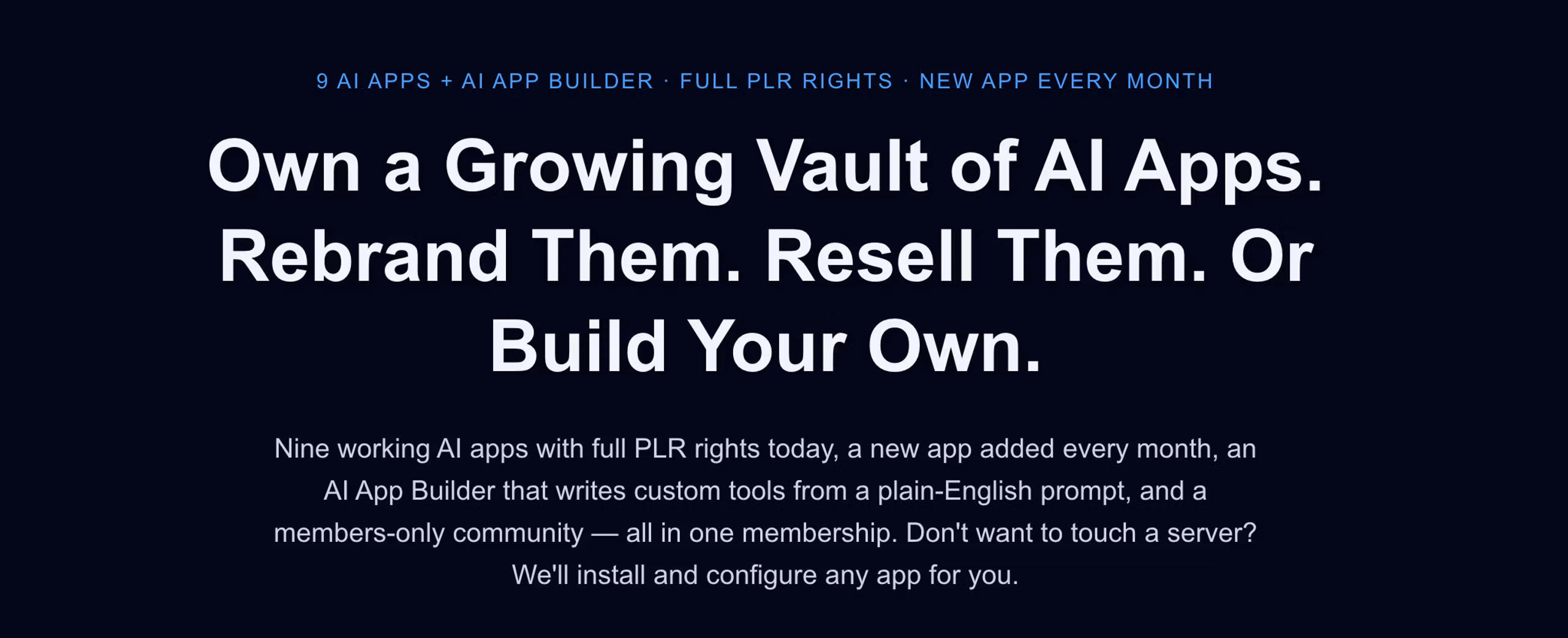 PLR App Business