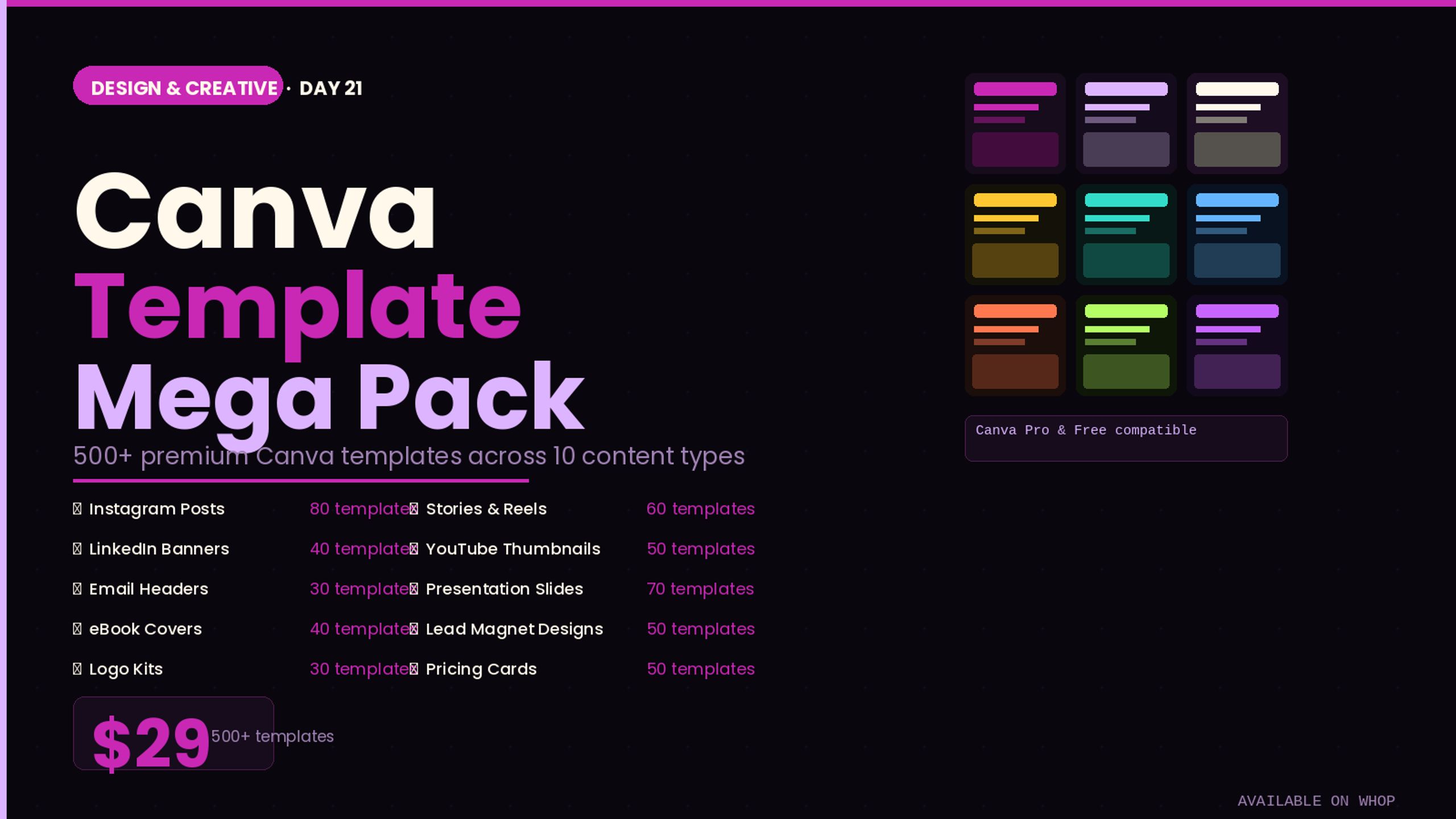 Canva Template Mega Pack