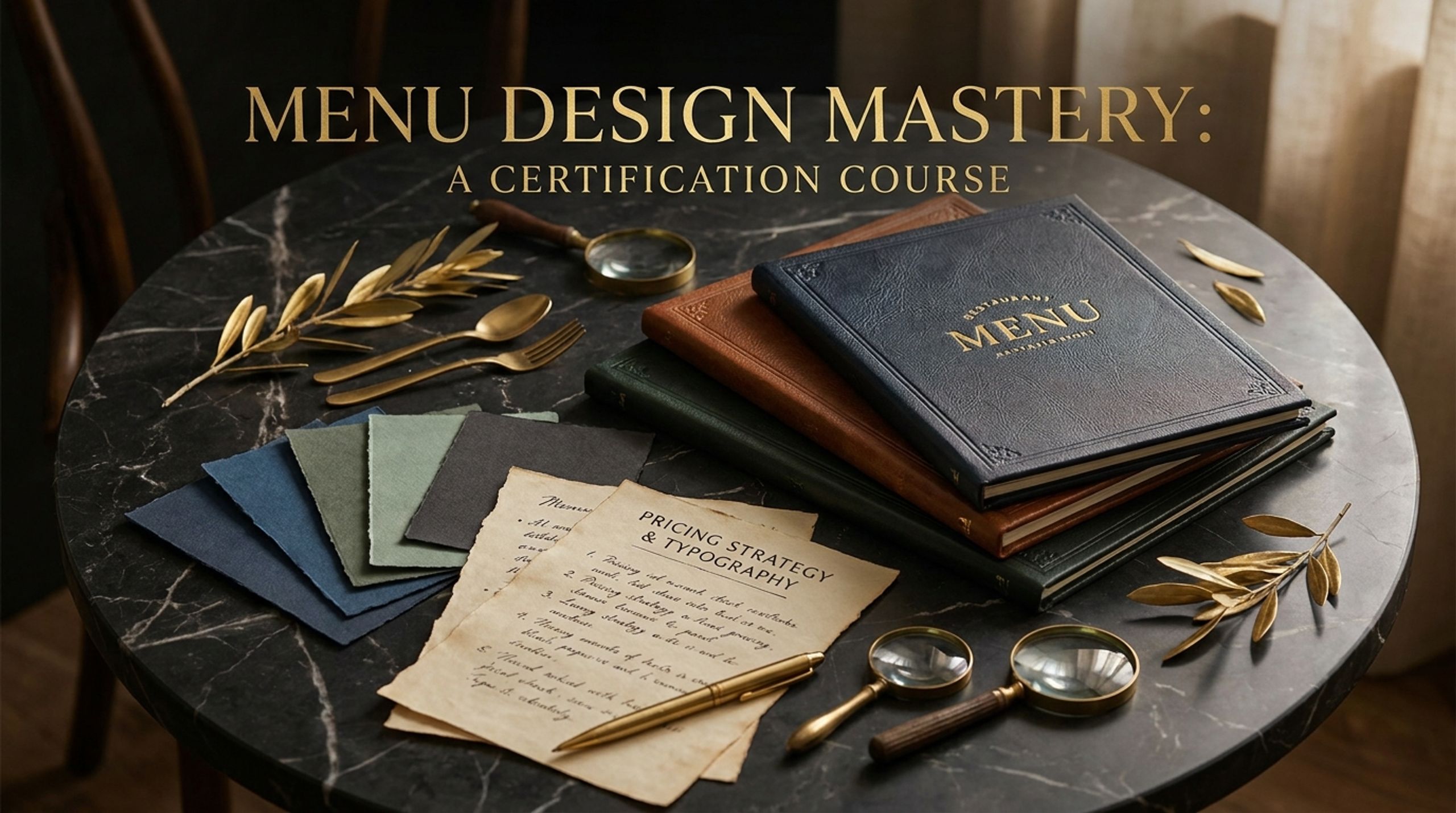 Advanced Menu Design Pro Certification