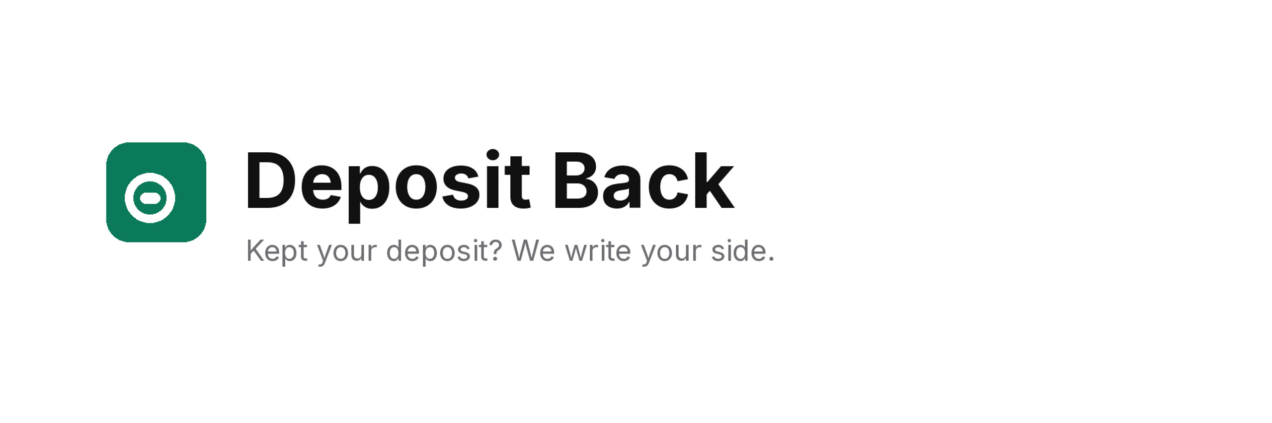 Deposit Back