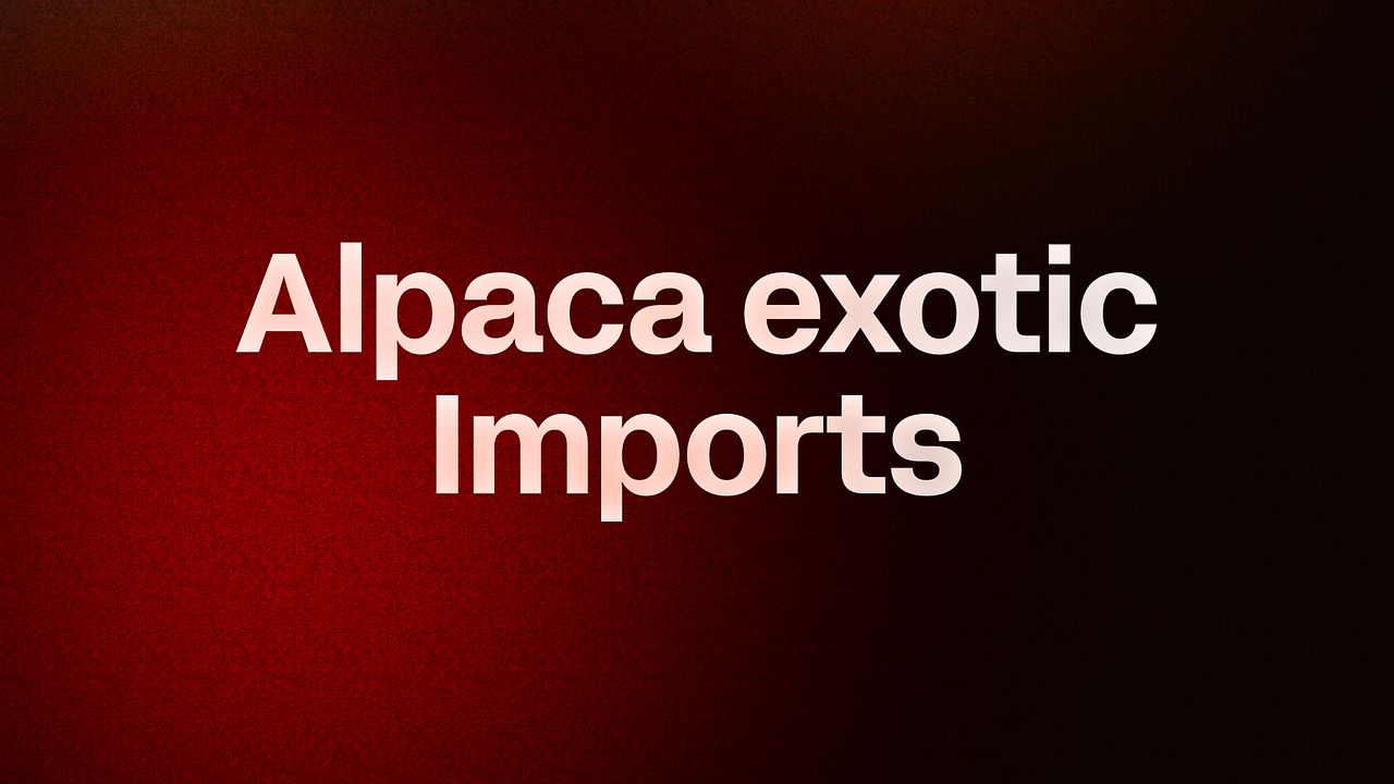 Alpaca exotic Imports 