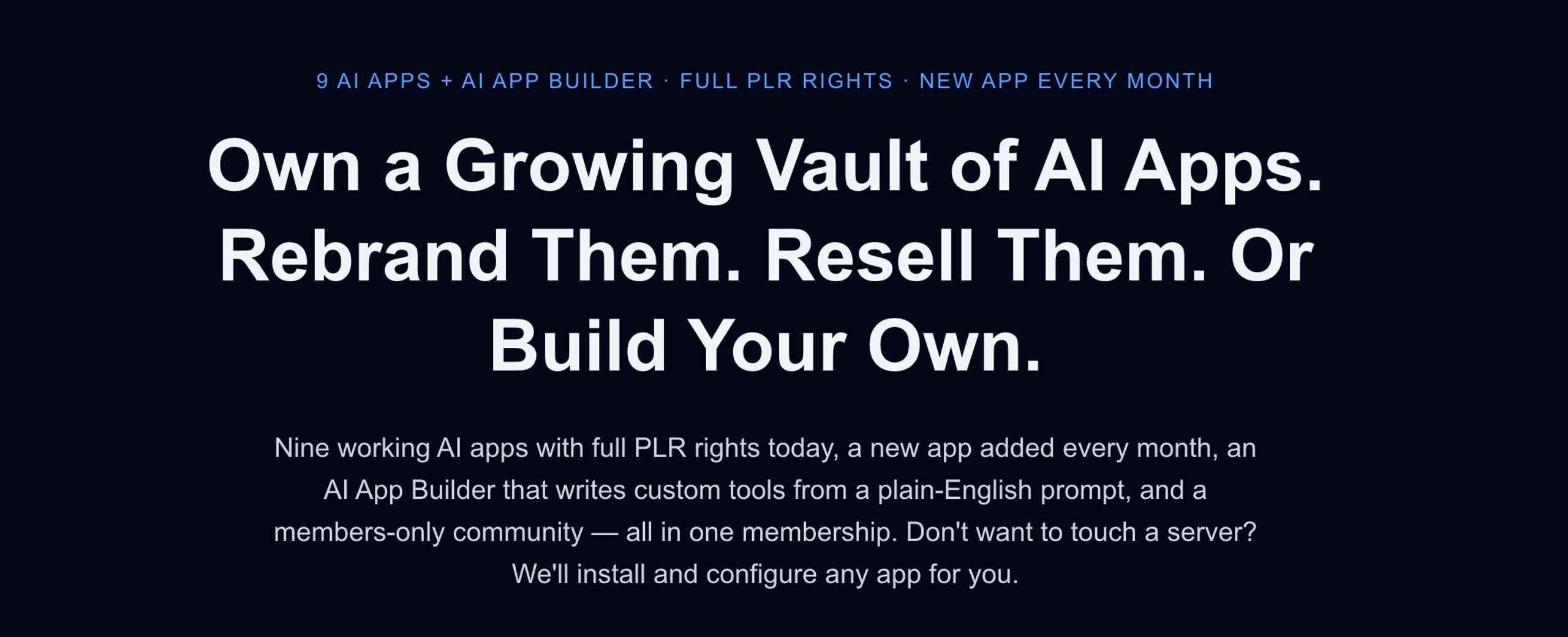 PLR App Business