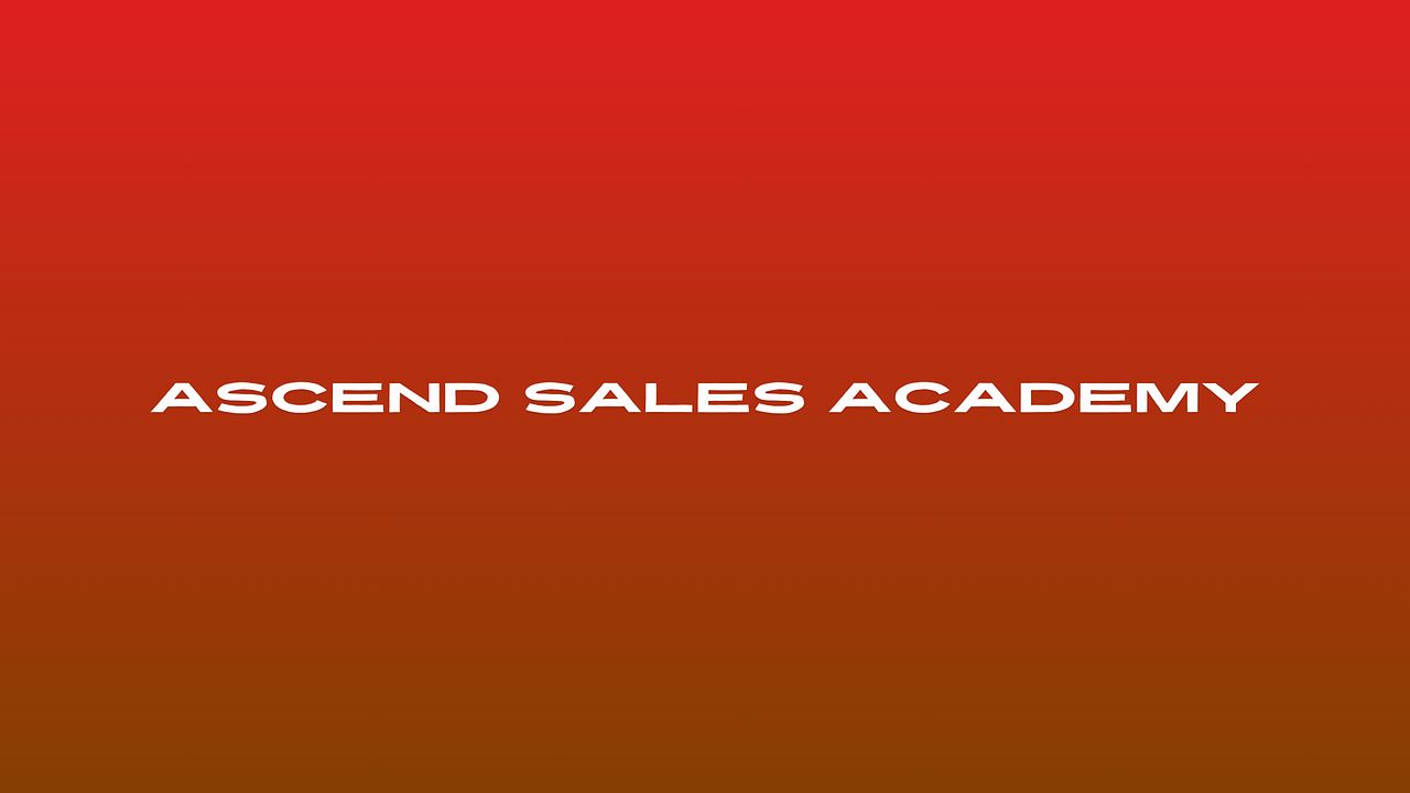 Ascend Sales Academy