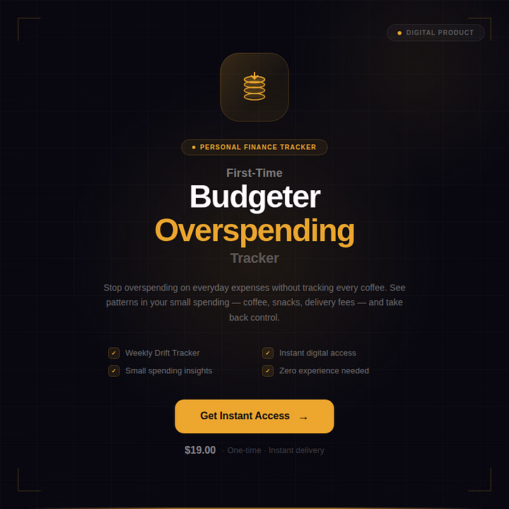 First-Time Budgeter Overspending Tracker