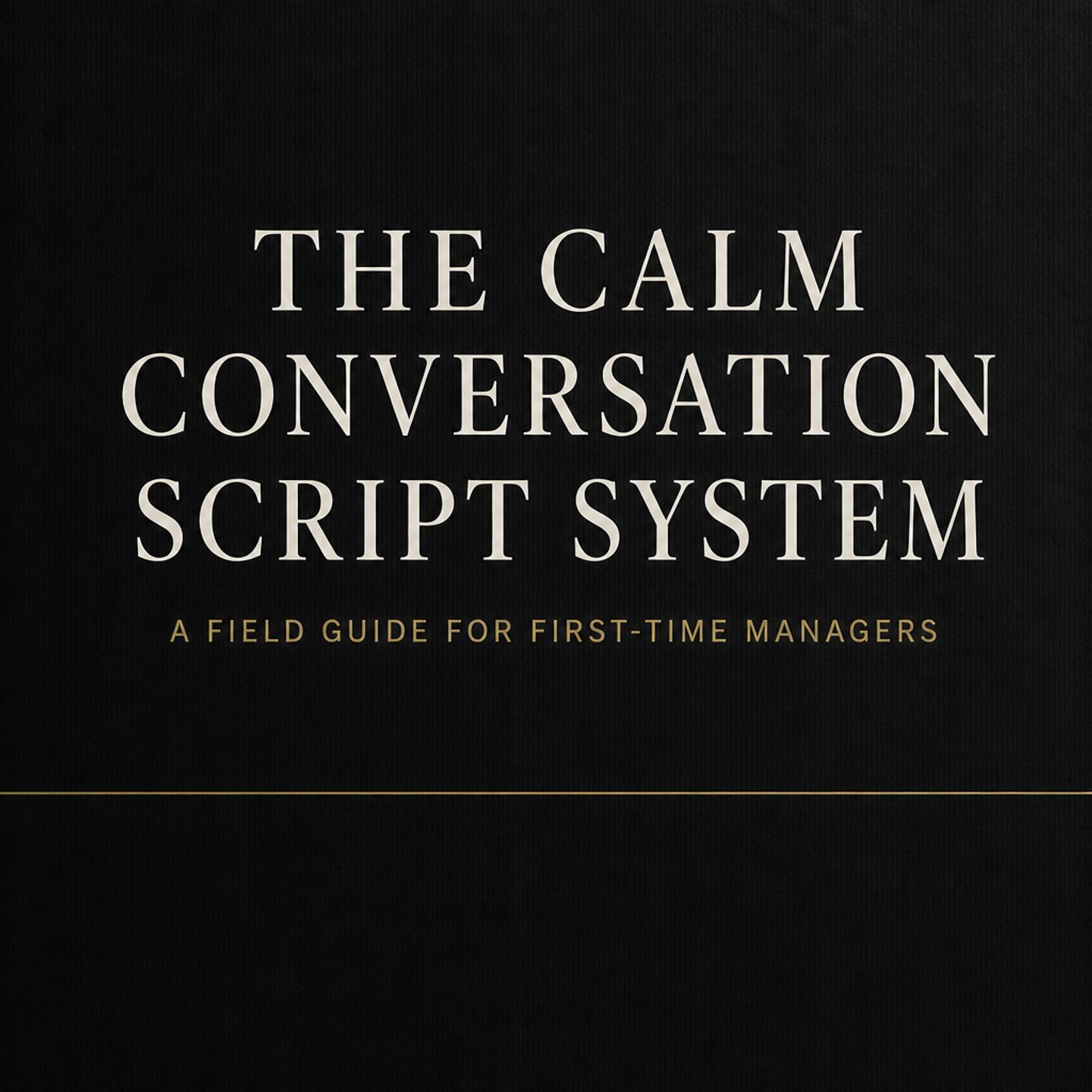 Calm Conversation System