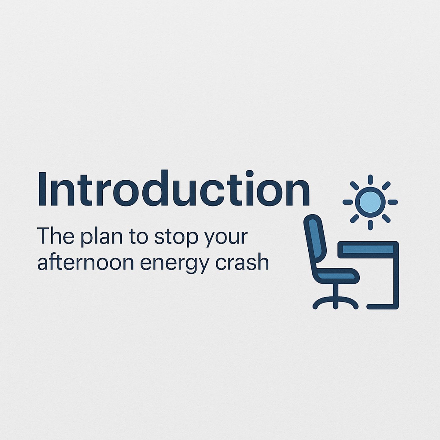 Afternoon Energy Crashes