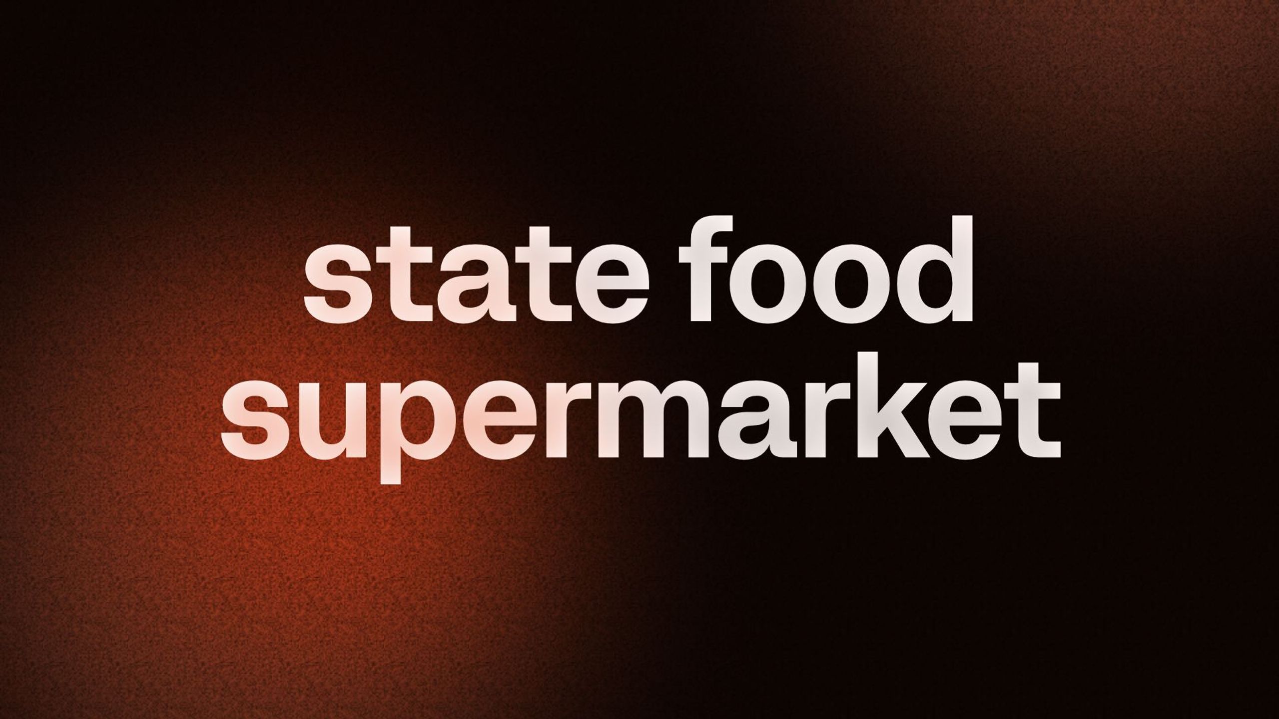 state food supermarket