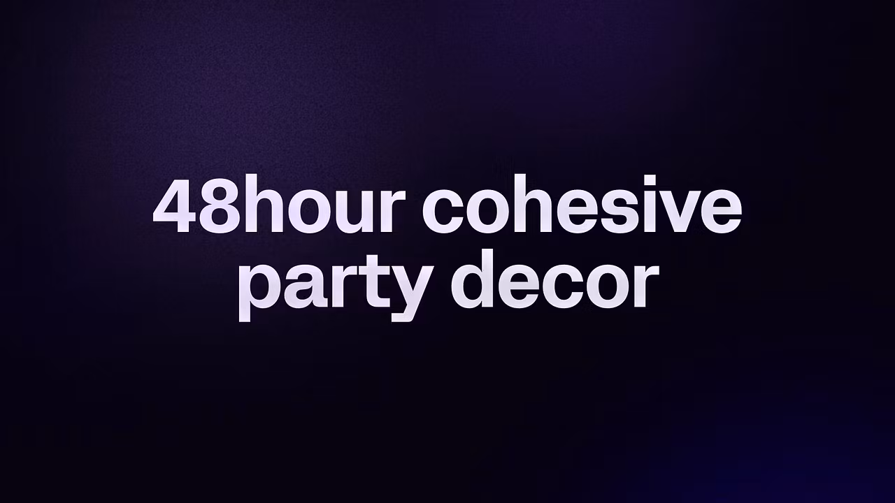 Your party plan
