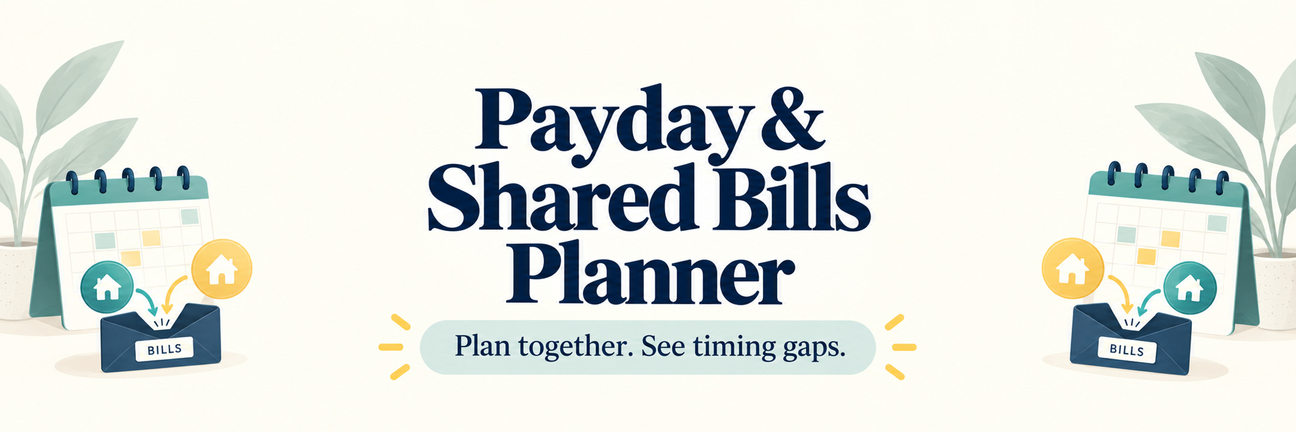 Payday & Shared Bills Planner