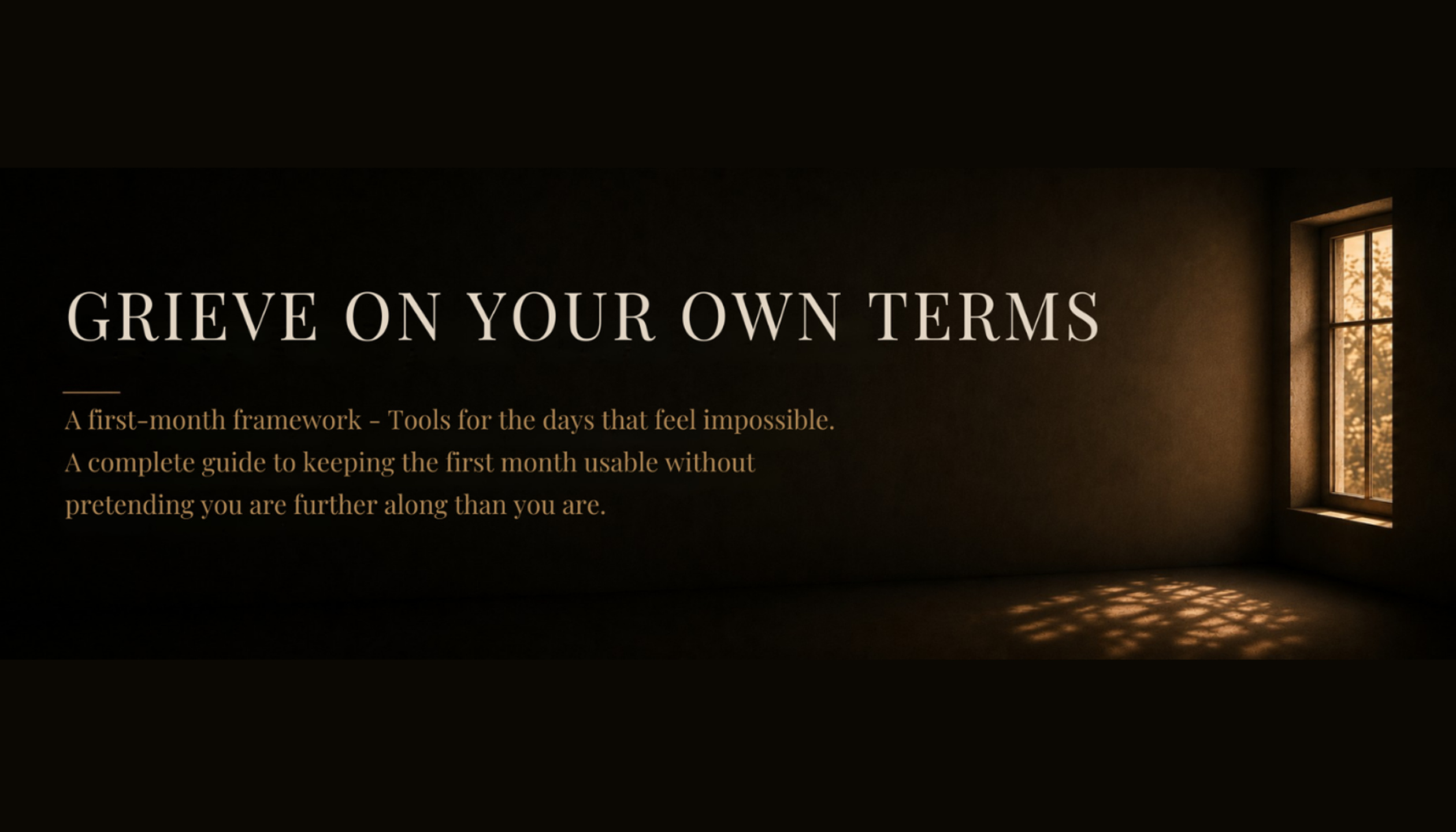 Grieve on Your Own Terms