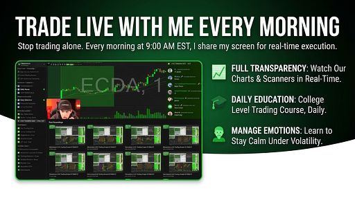 Momentum - Watch Me Trade Stocks Live - Join 10,000+ Traders