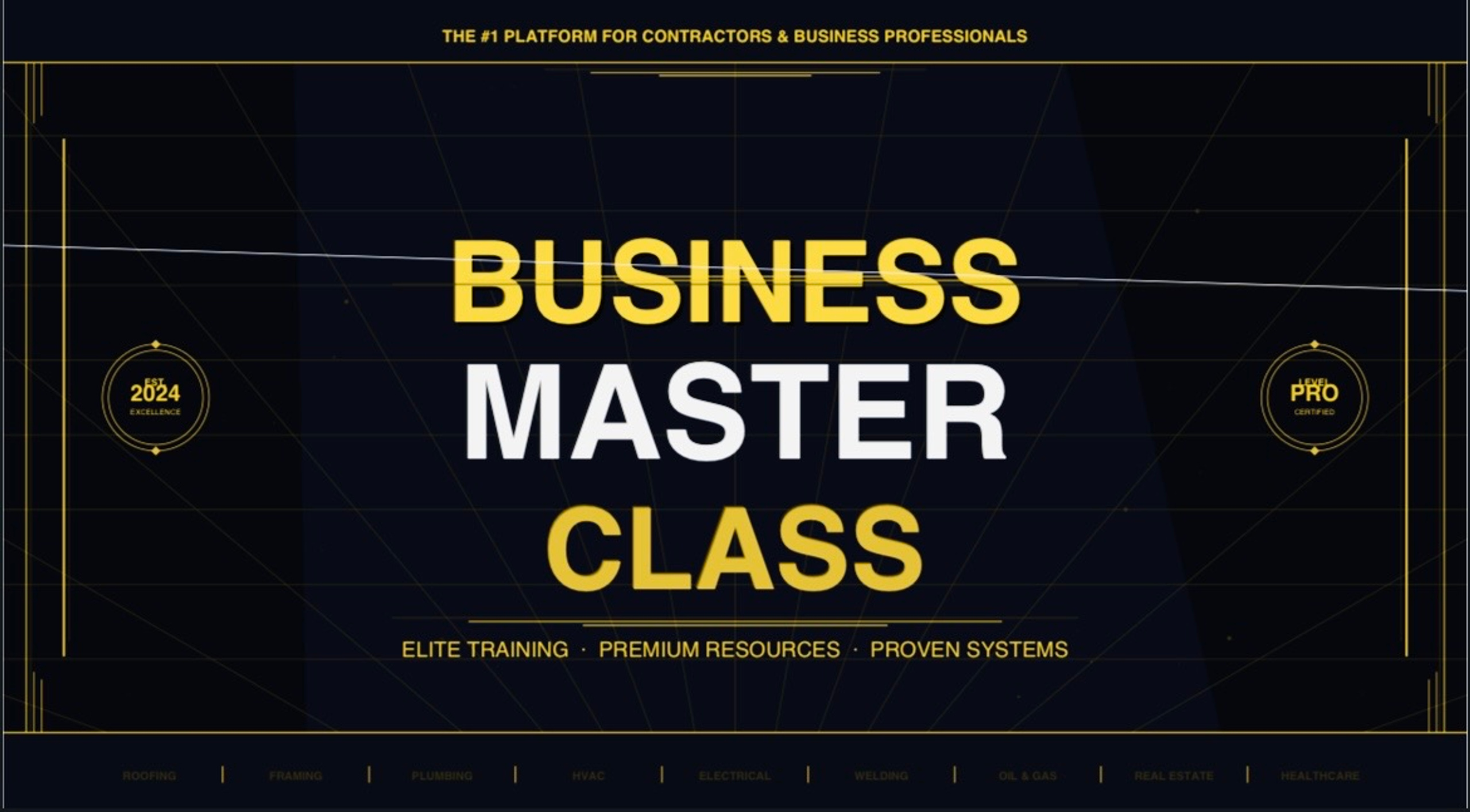 Business Master Class Course