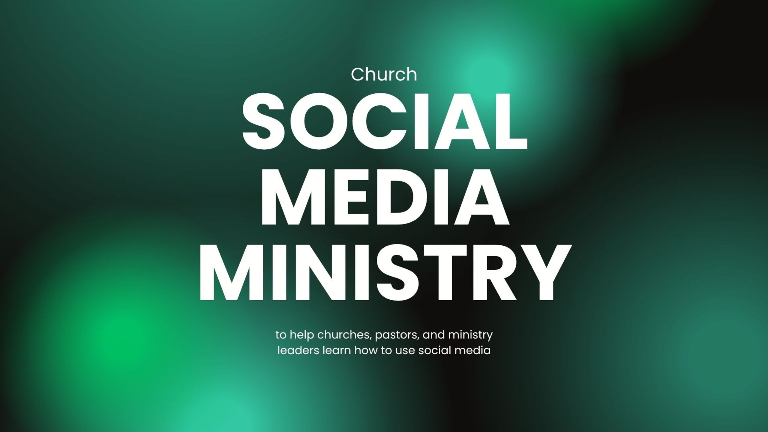 Church Social Media Ministry