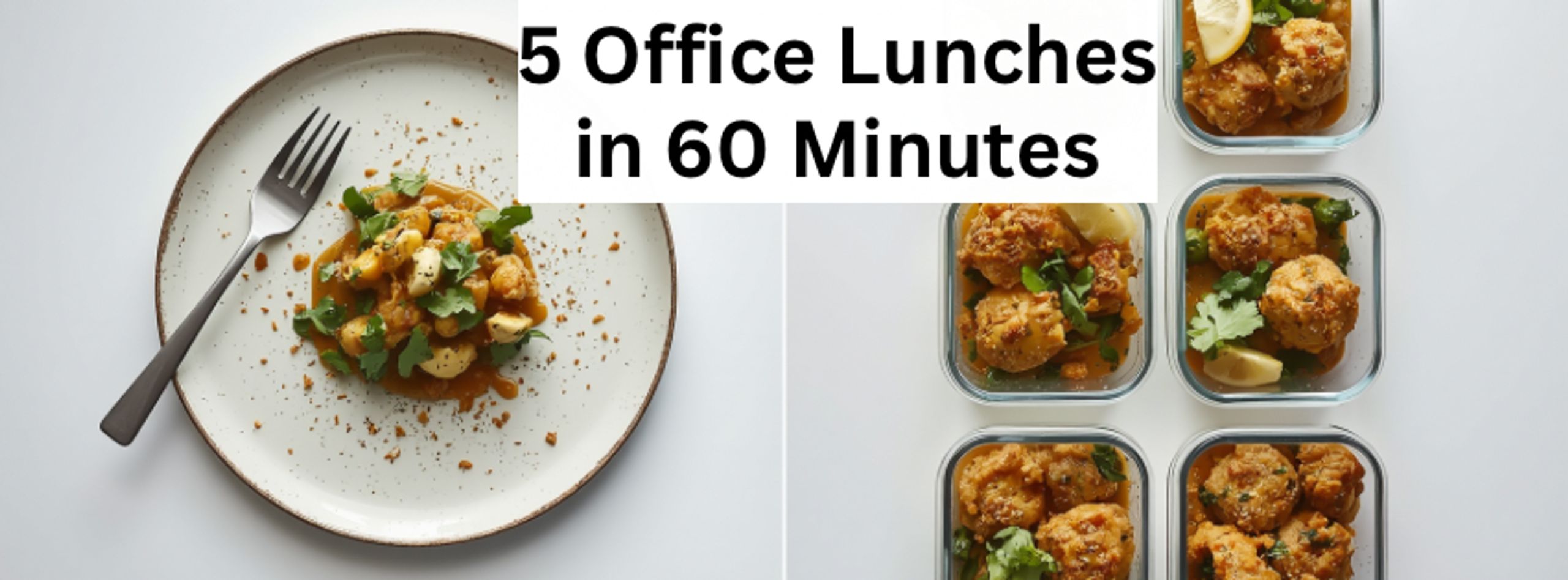 5 office lunches in 60 minutes