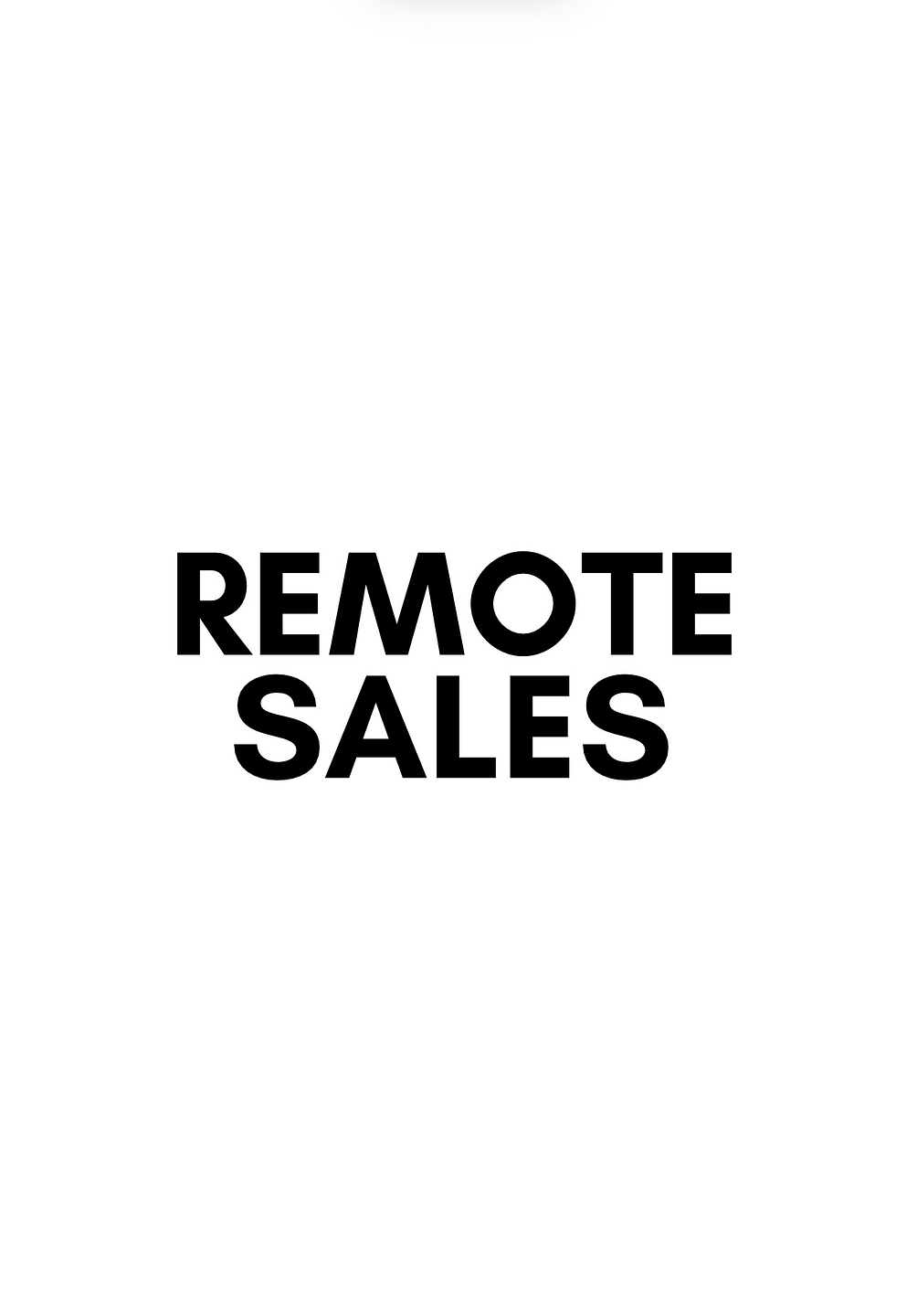 Remote Sales