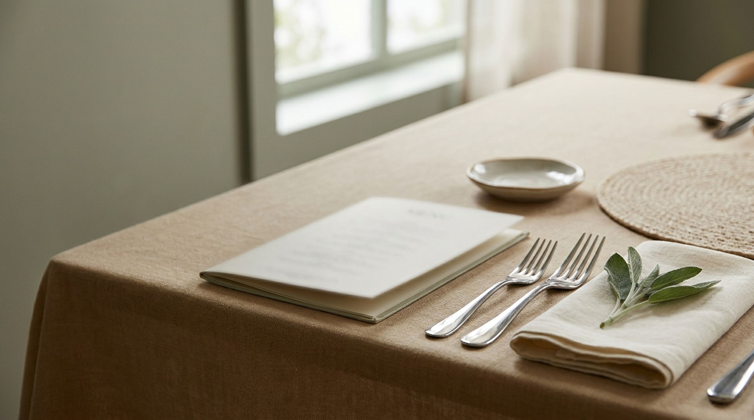 Menu Before Service