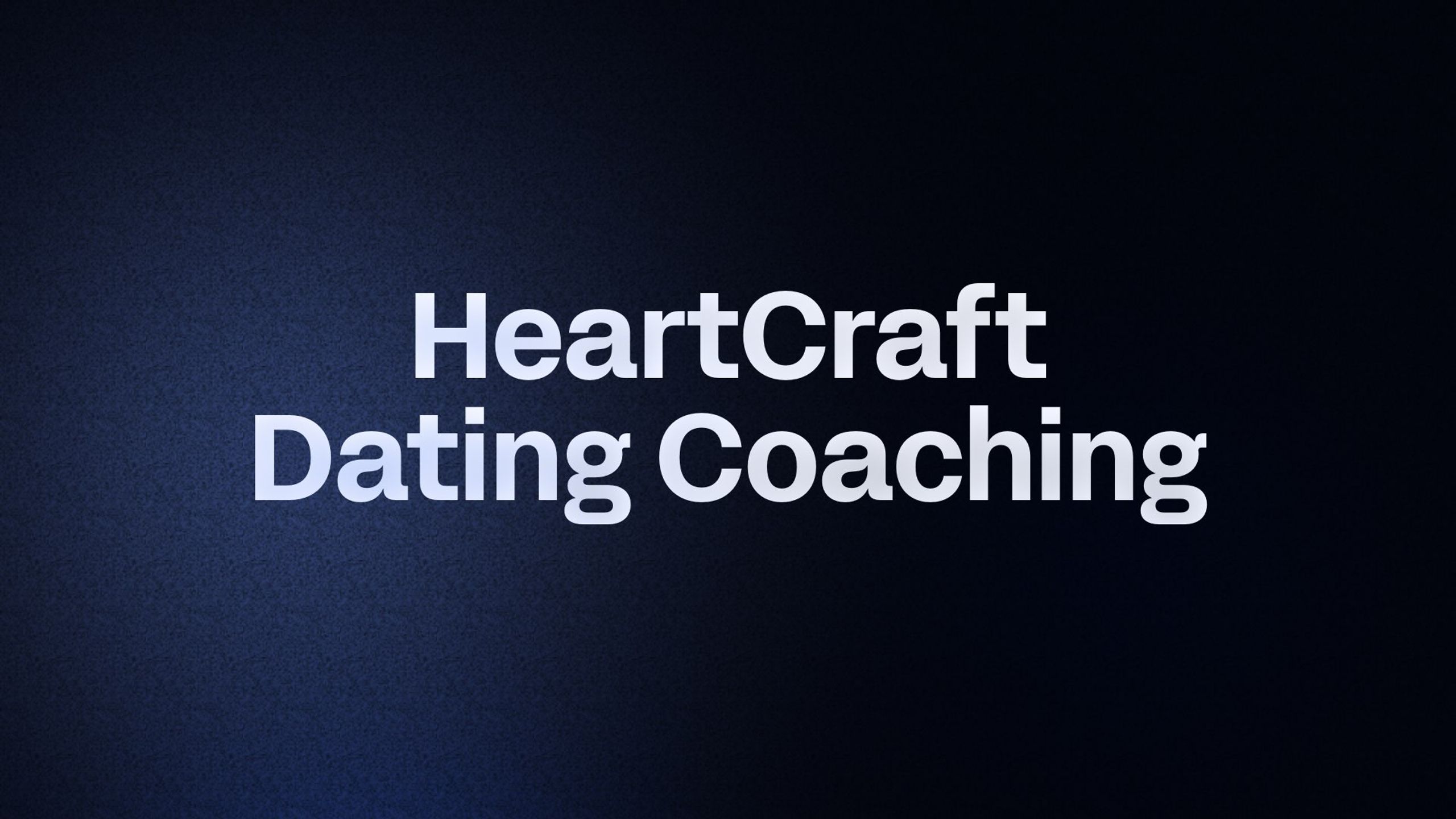 HeartCraft Dating Coaching