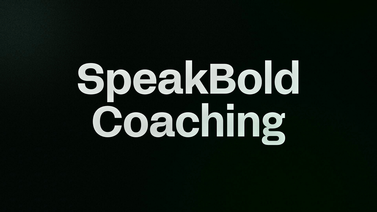 SpeakBold Coaching