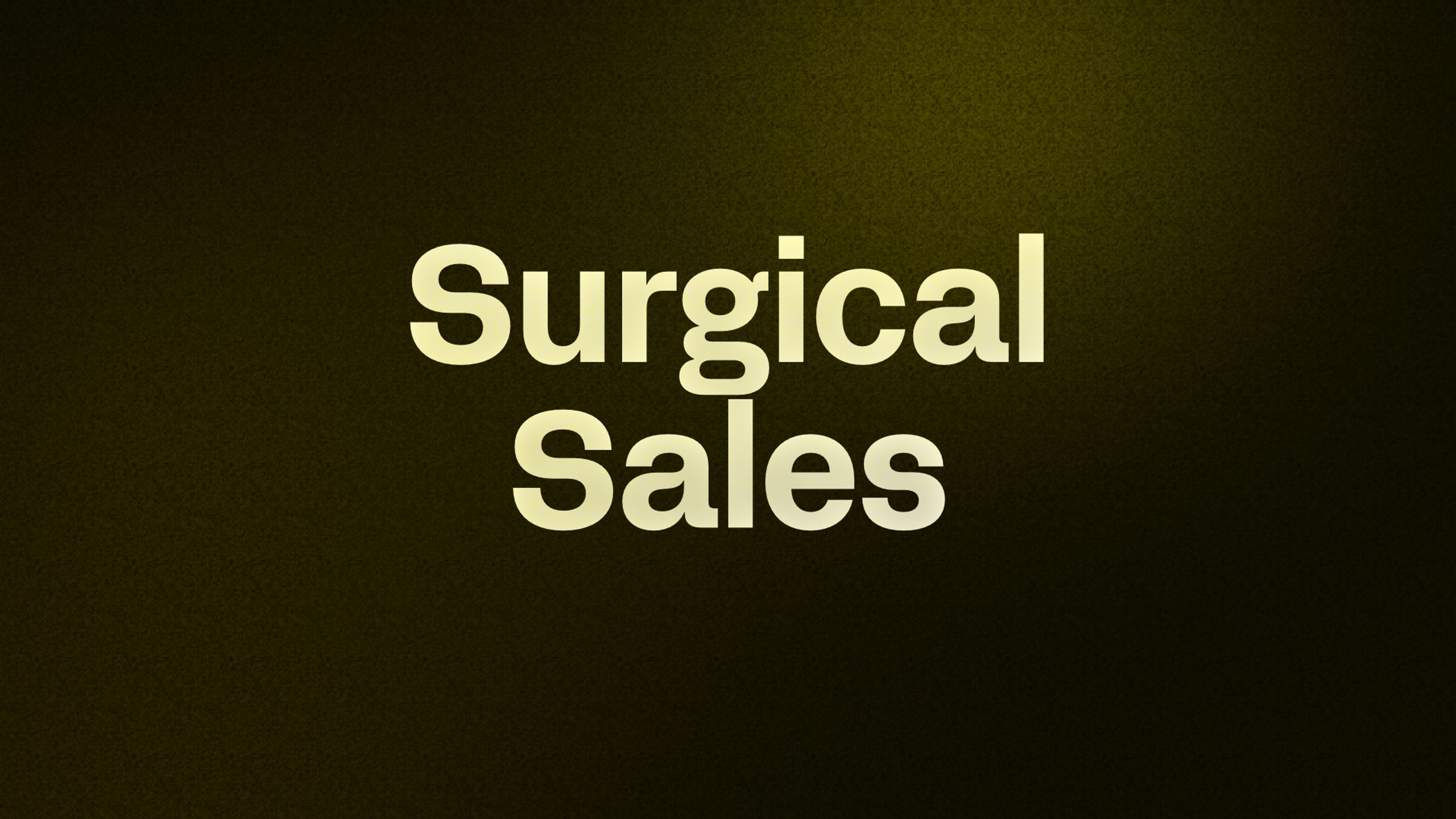Surgical Sales