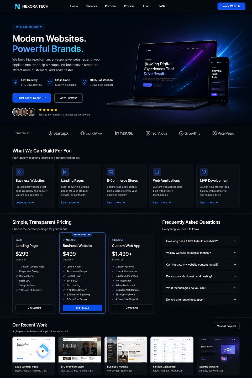 MVP Website Development