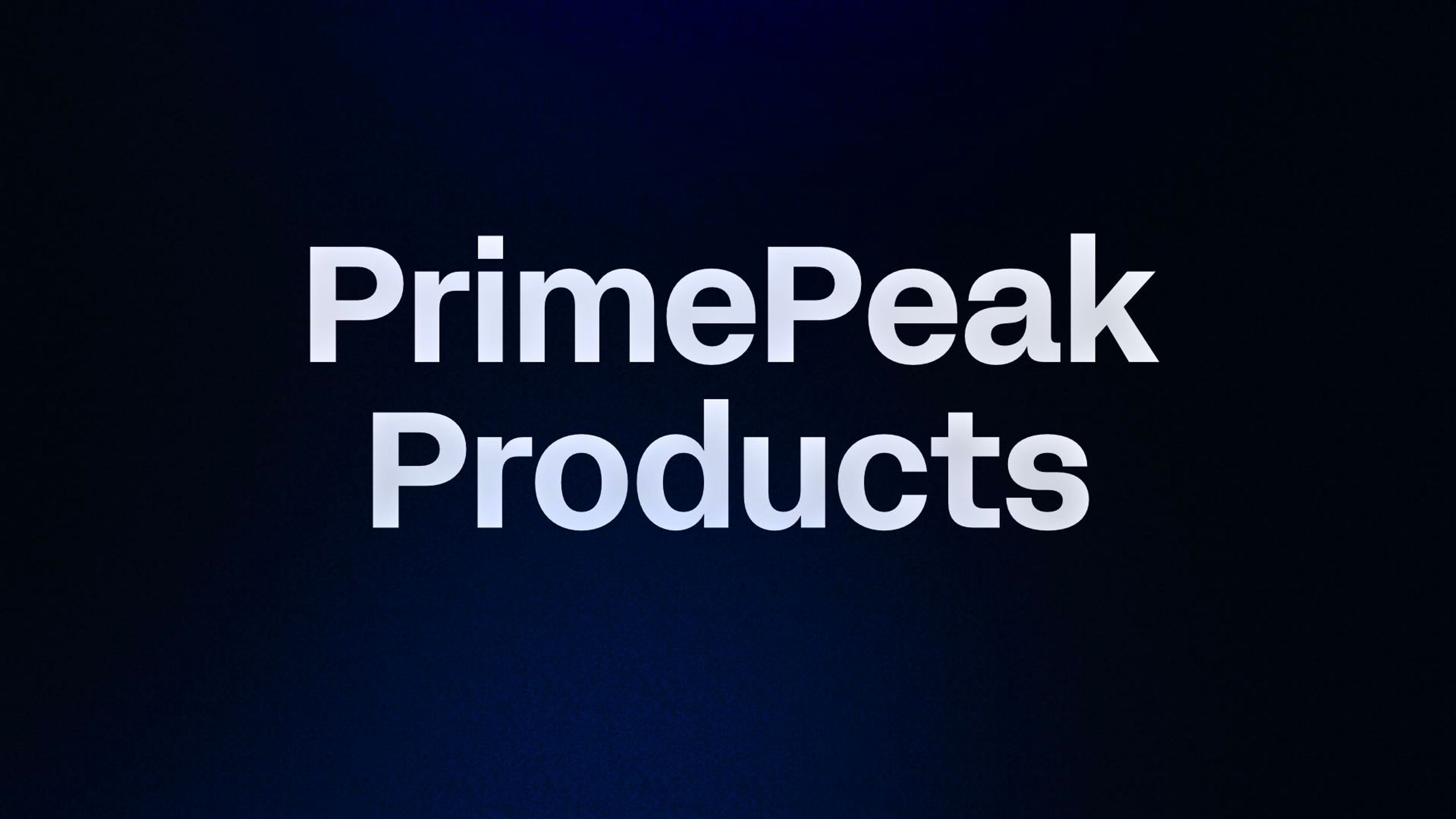PrimePeak Products