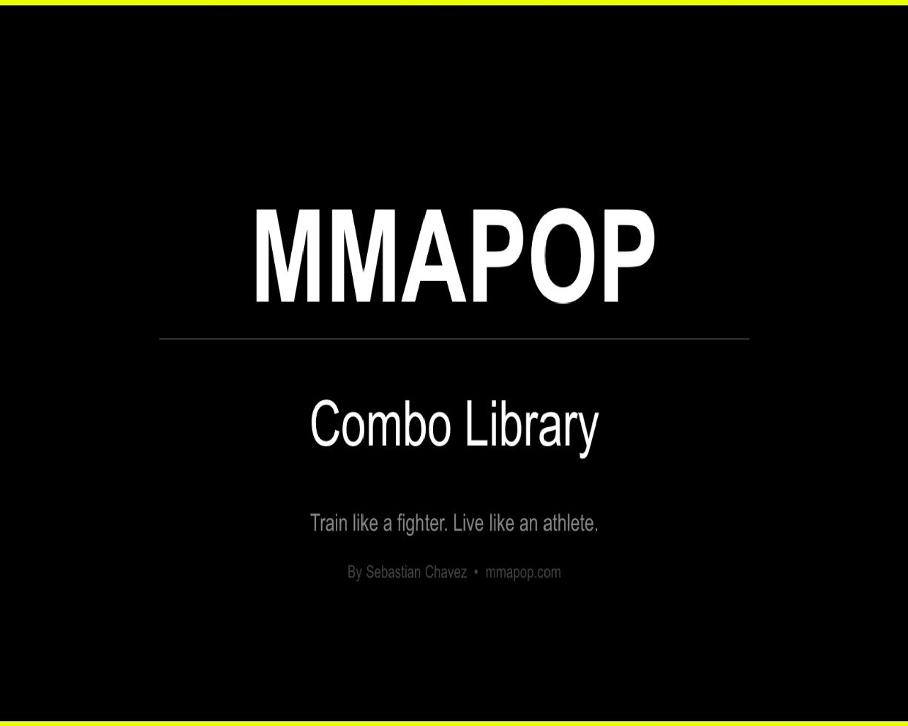 MMA POP