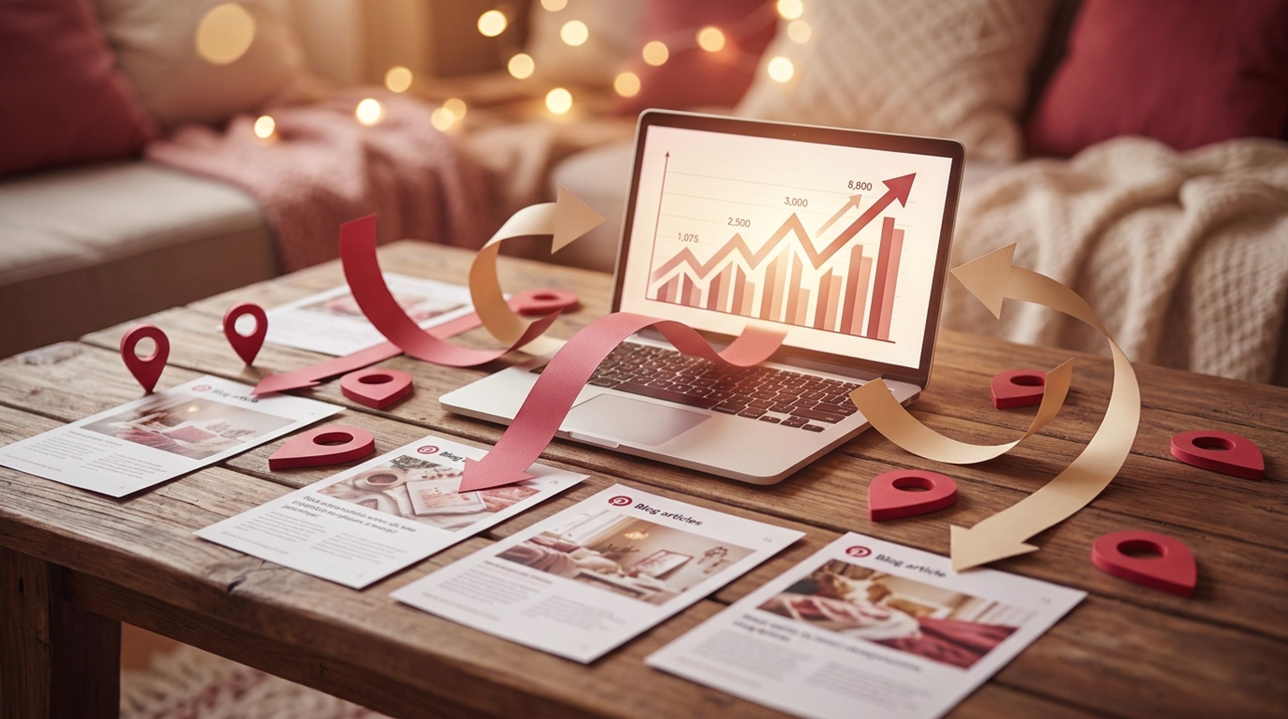 Pinterest Traffic Blog Funnel · Beginner to First Sale