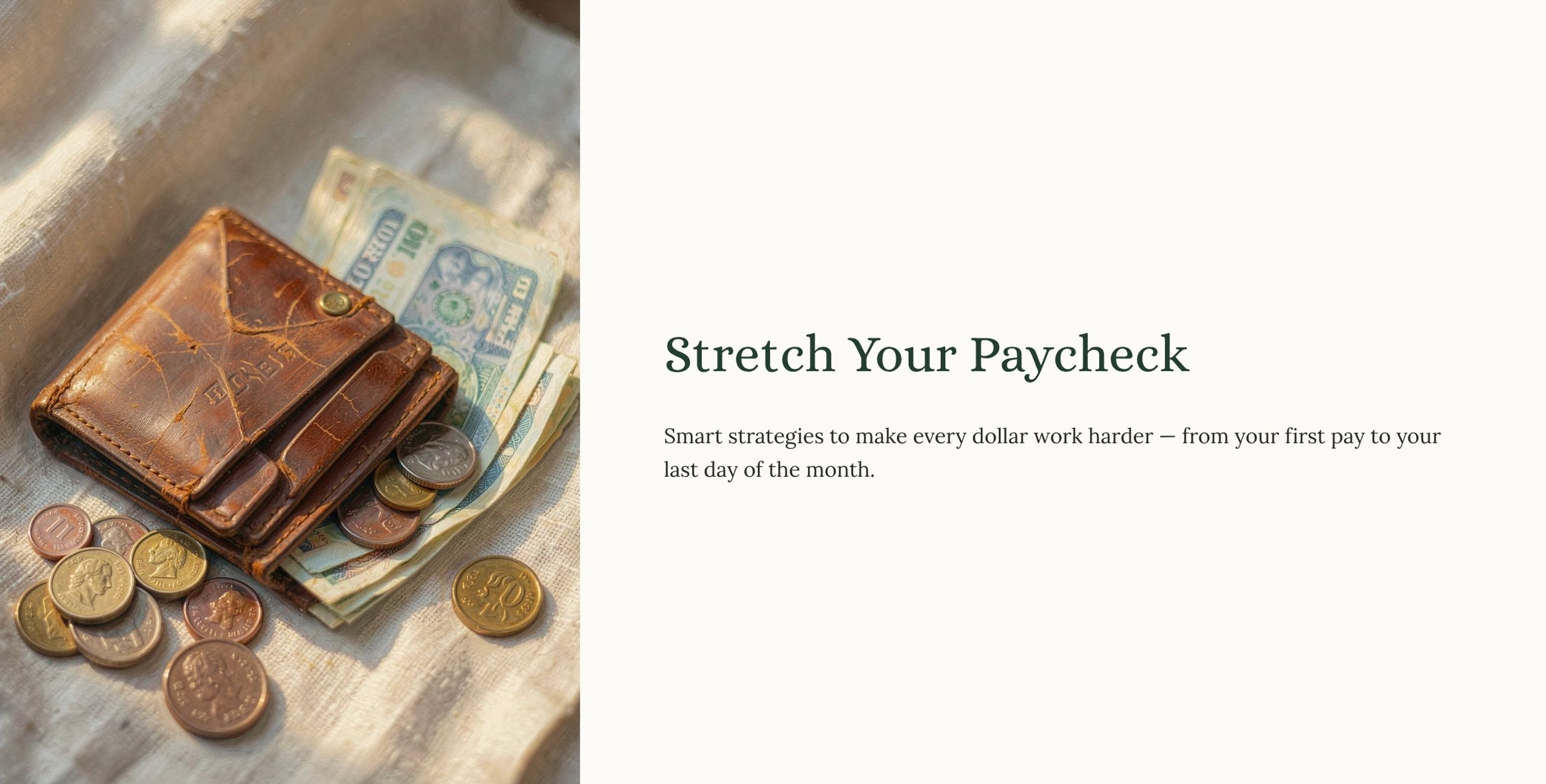 Stretch Your Paycheck