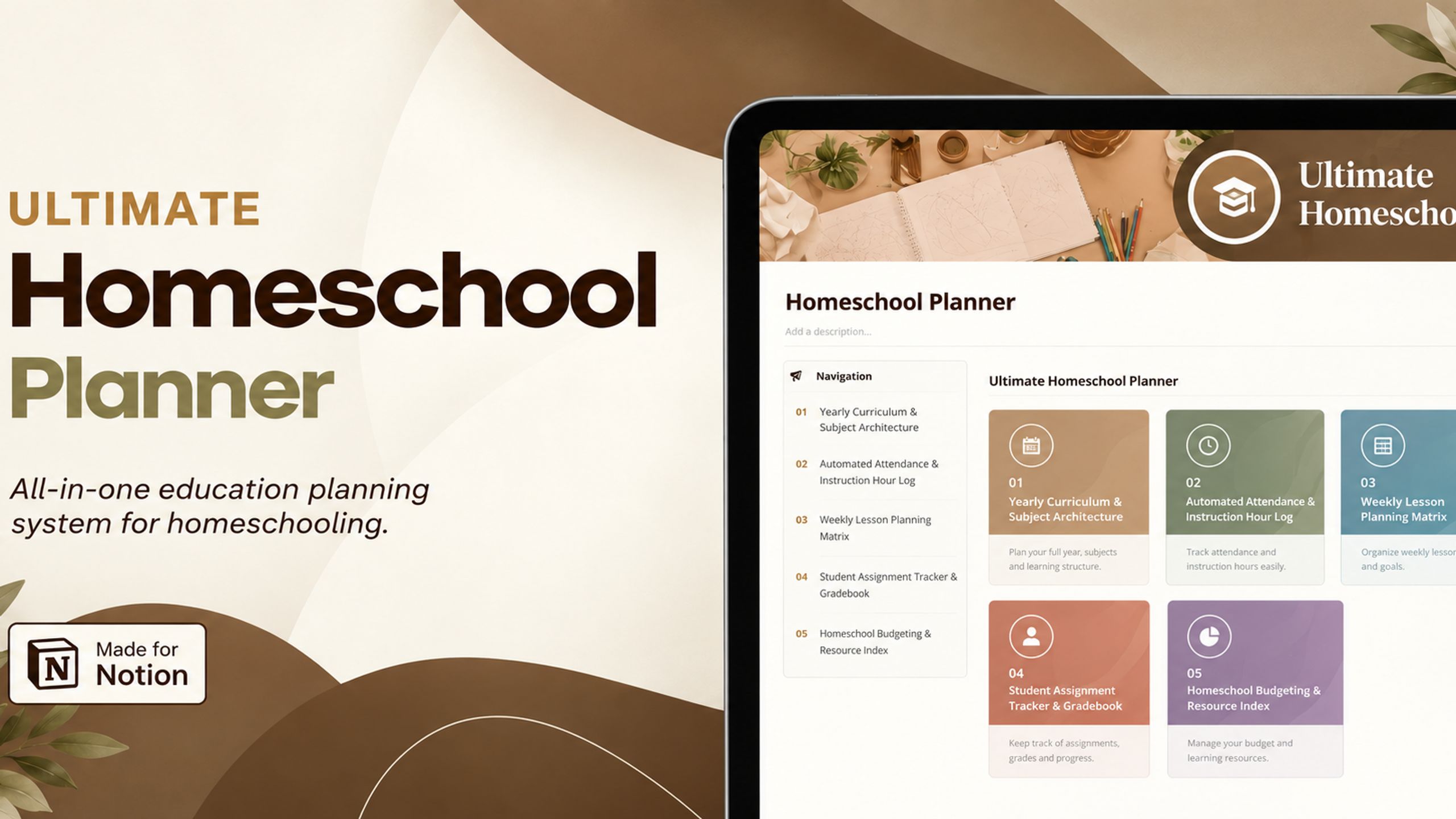 All In One Homeschool Master-Planner