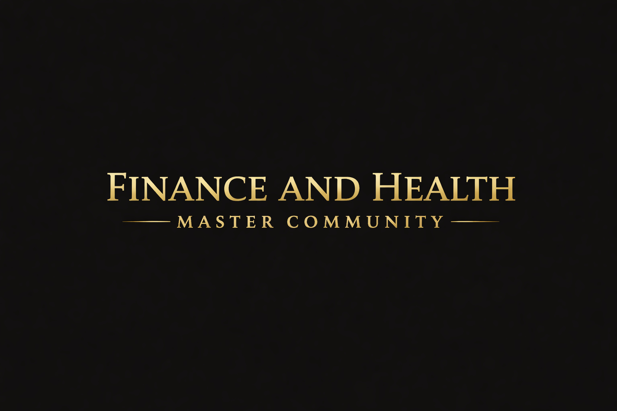 Finance and Health Master Community