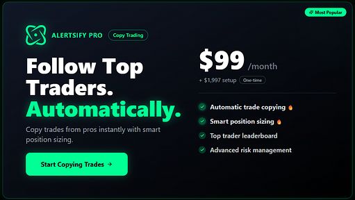 Copy Trades Automatically. In Real-Time.