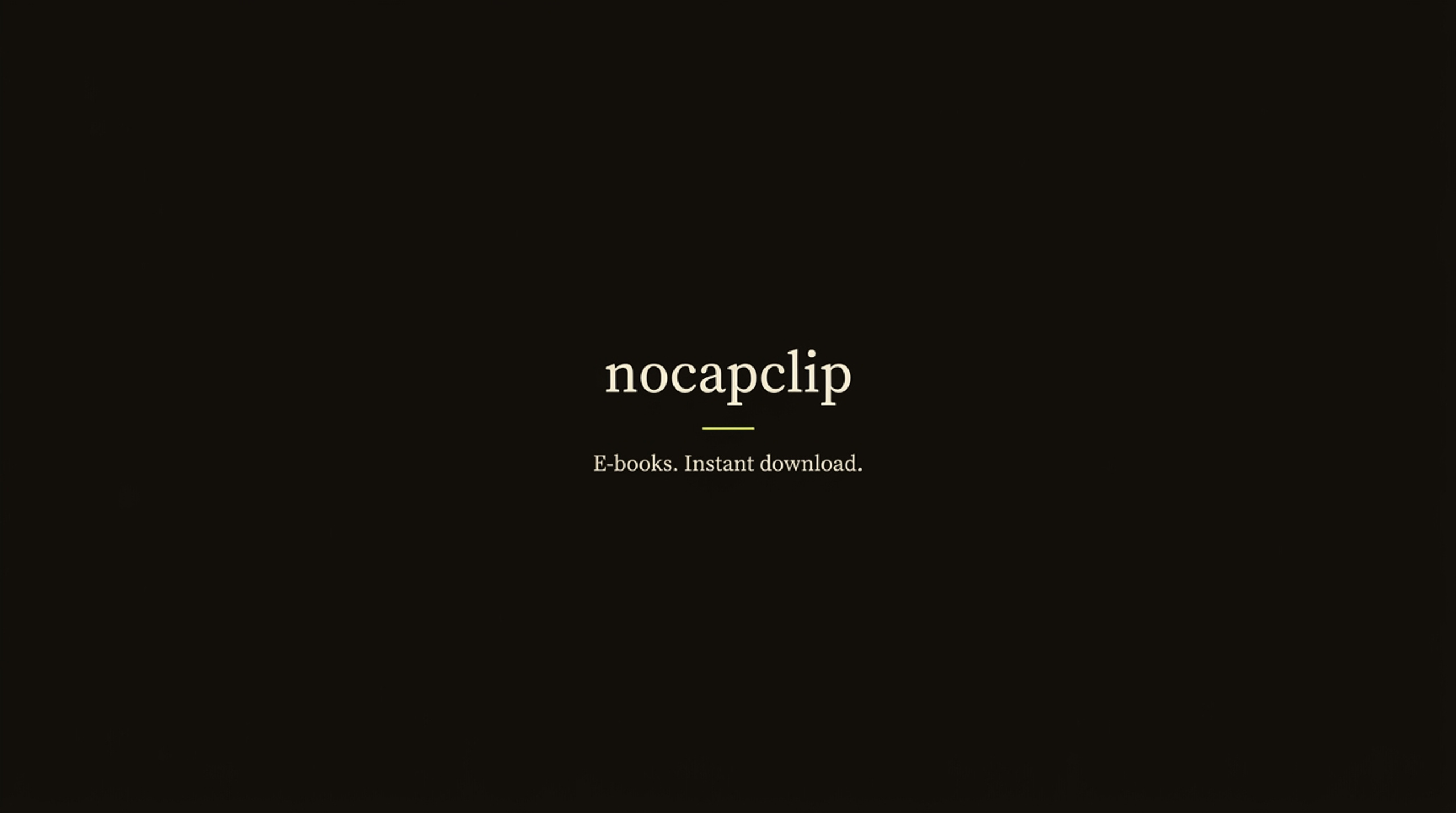 nocapclip