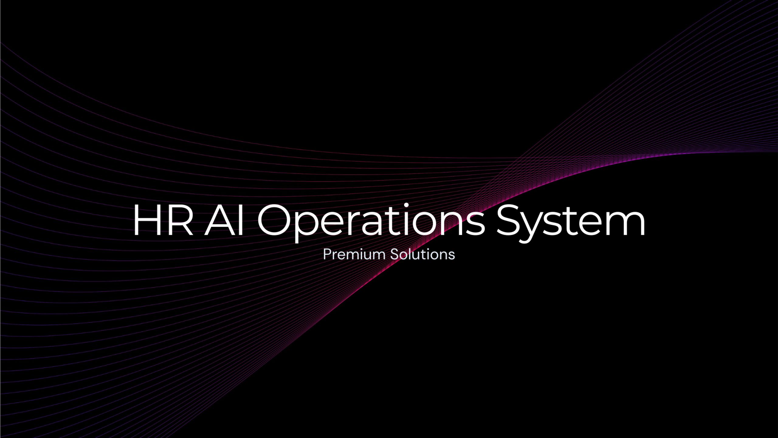 HR AI Operations System