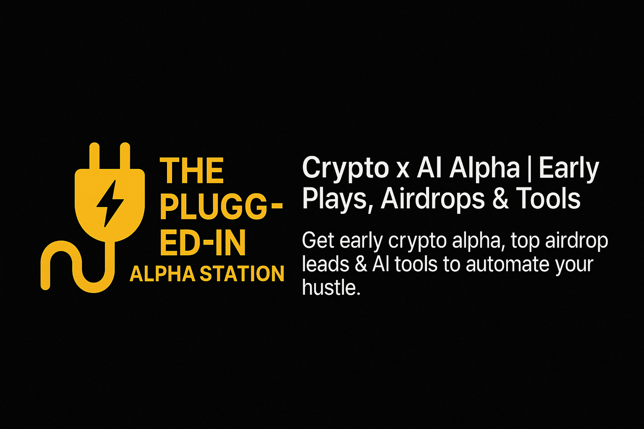 The Plugged In Alpha Station