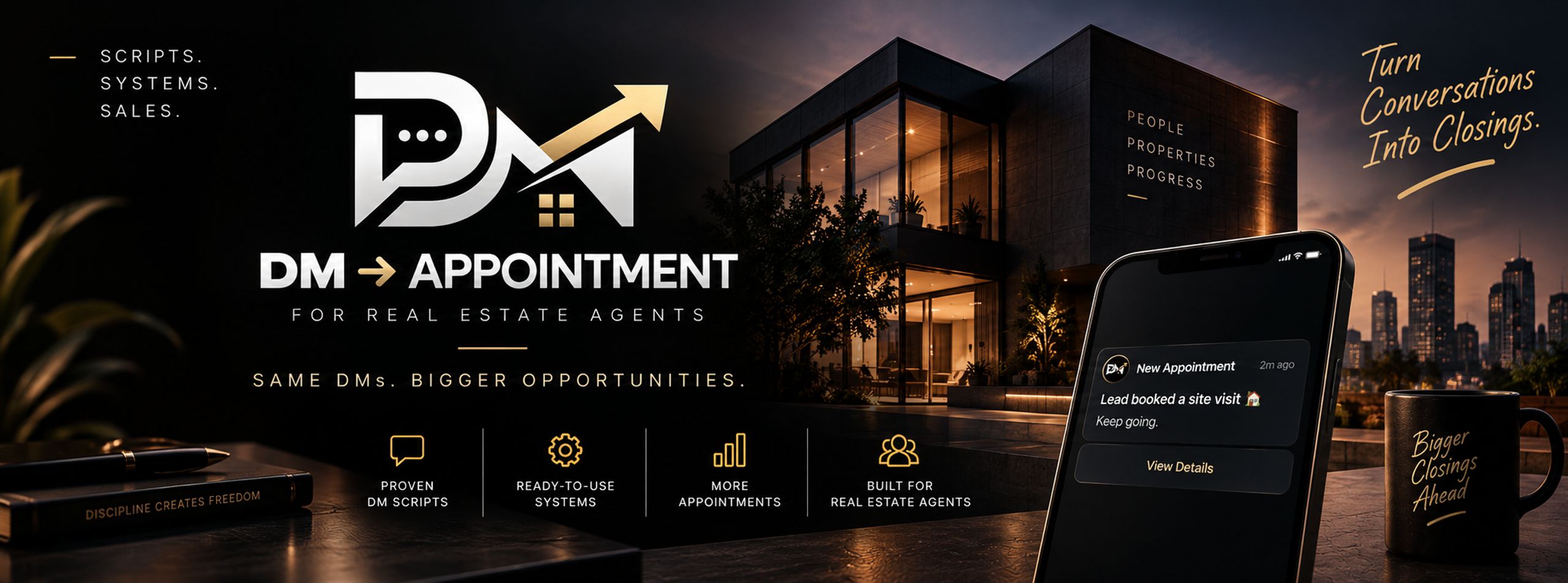 DM → APPOINTMENT