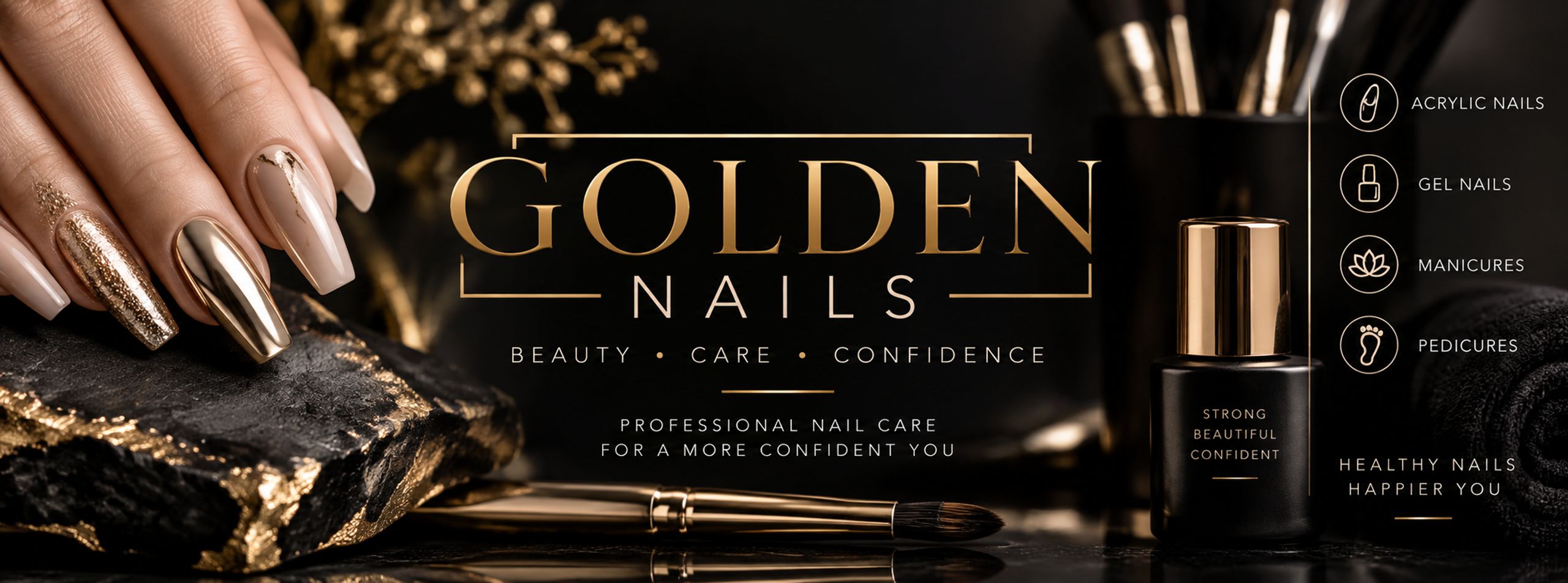 Golden Nails