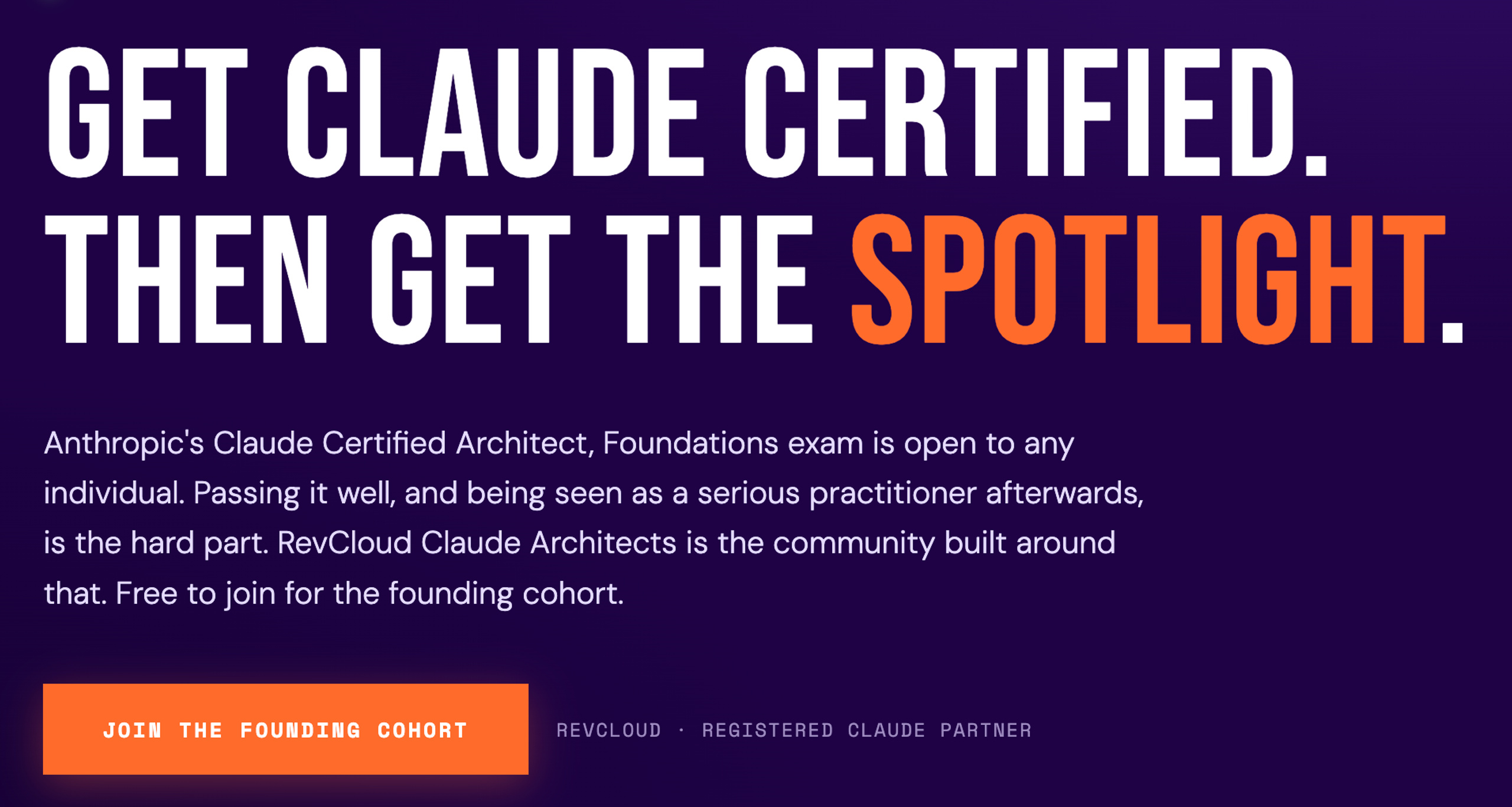 Claude Certified Architects Community · RevCloud.io