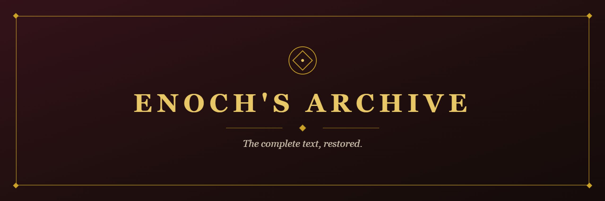ENOCH'S ARCHIVE