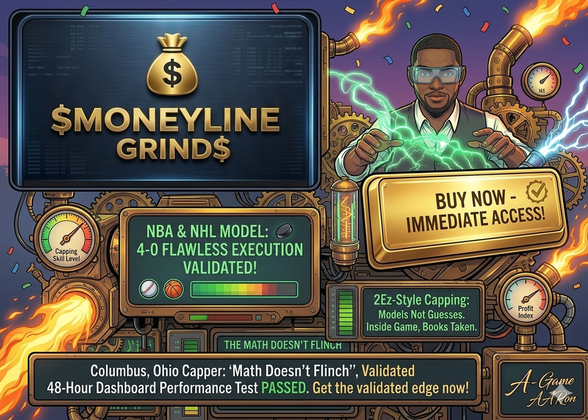 Daily Moneyline Grind Dashboard