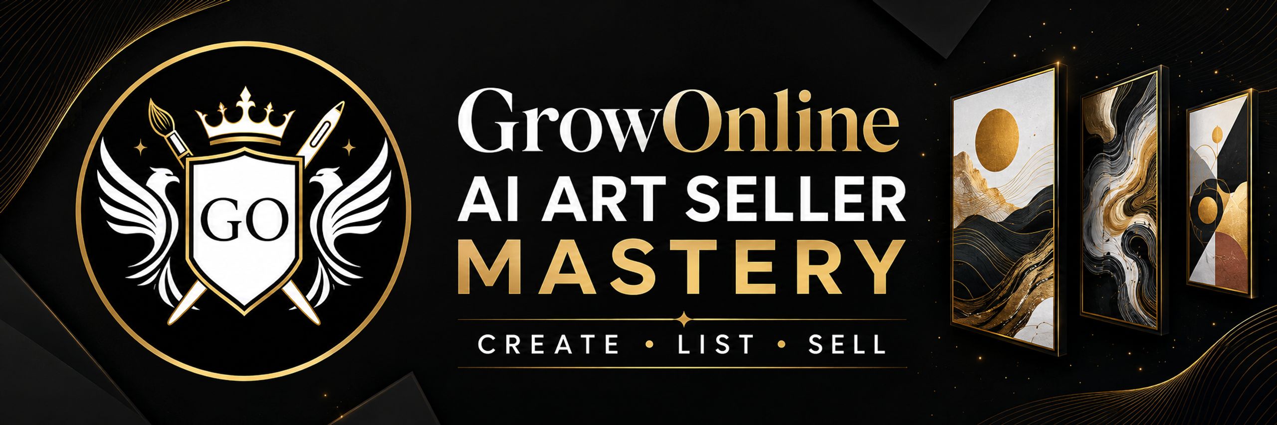 GrowOnline AI Art Seller
