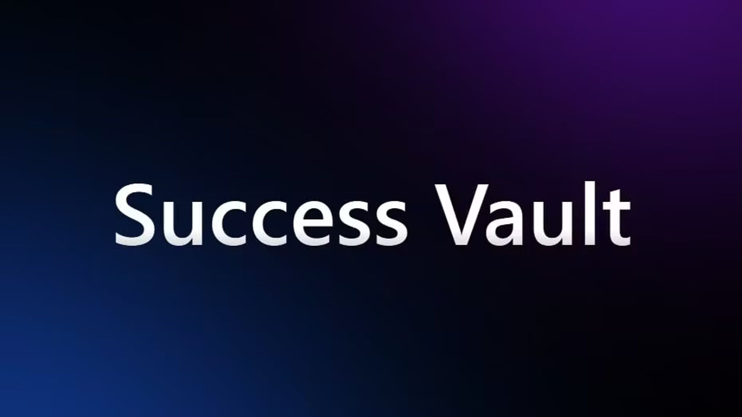Success Vault