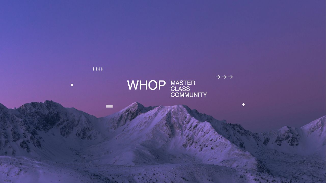 Whop Masterclass