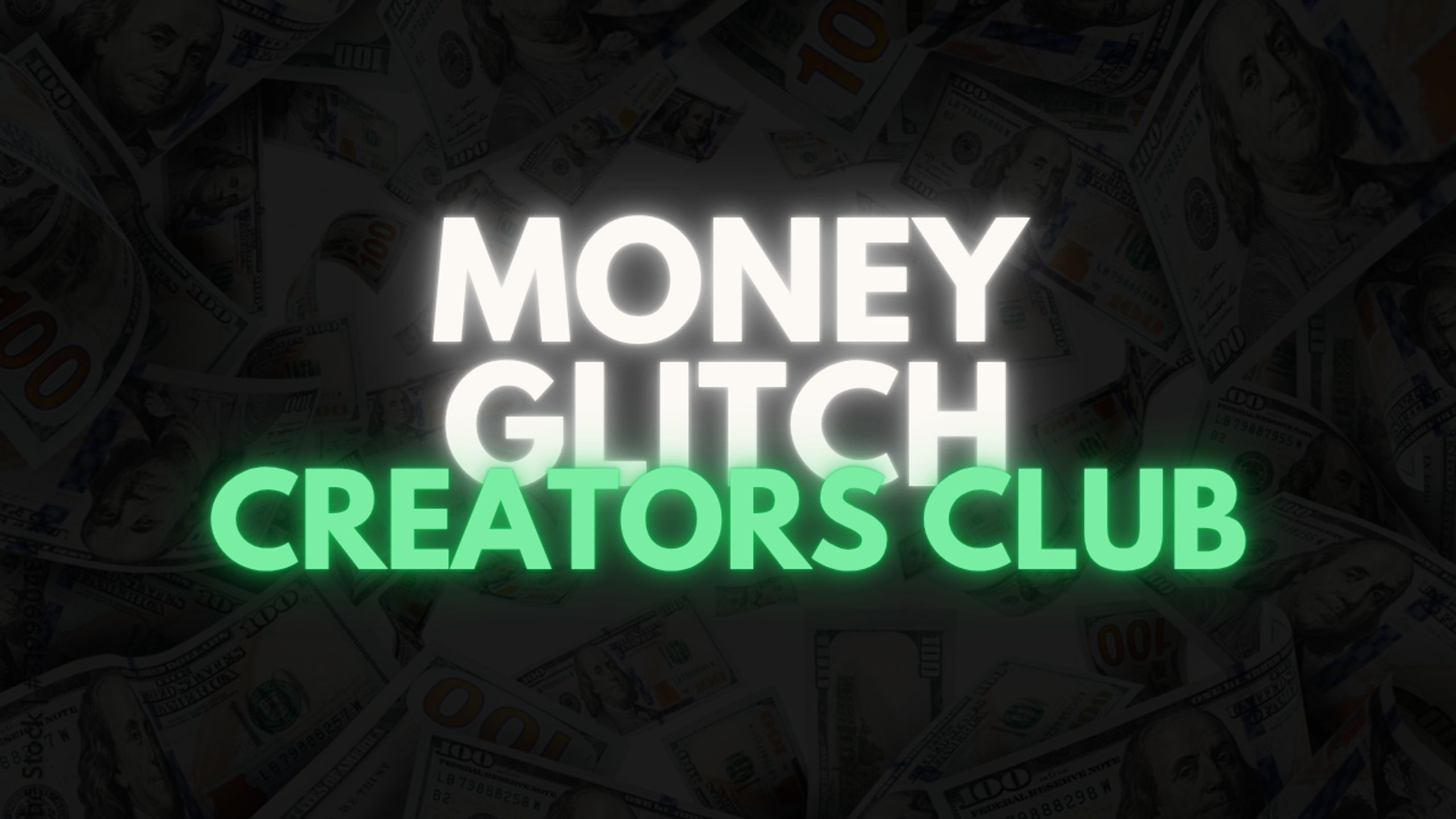 Faceless Money Glitch
