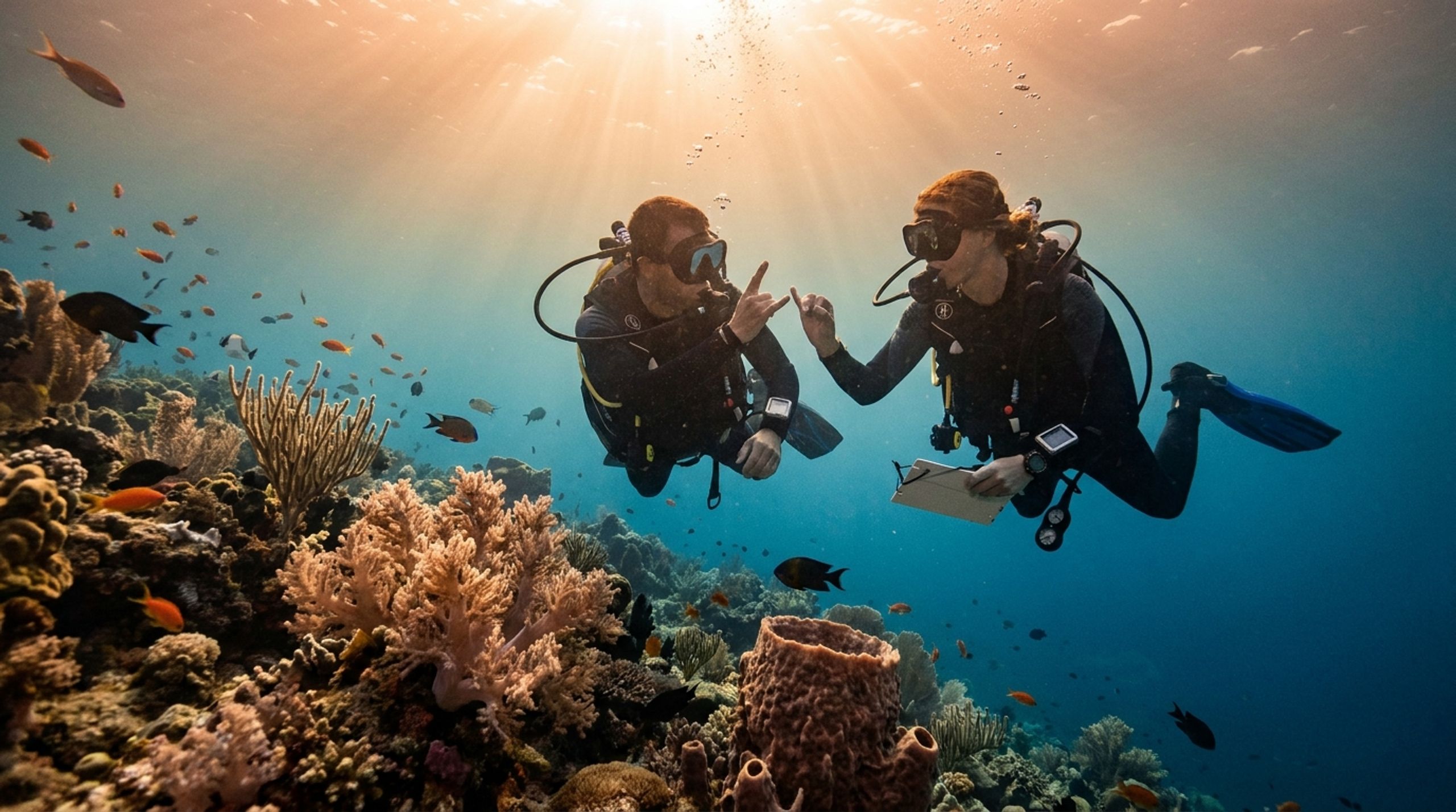 Dive Briefing Hand Signals & English