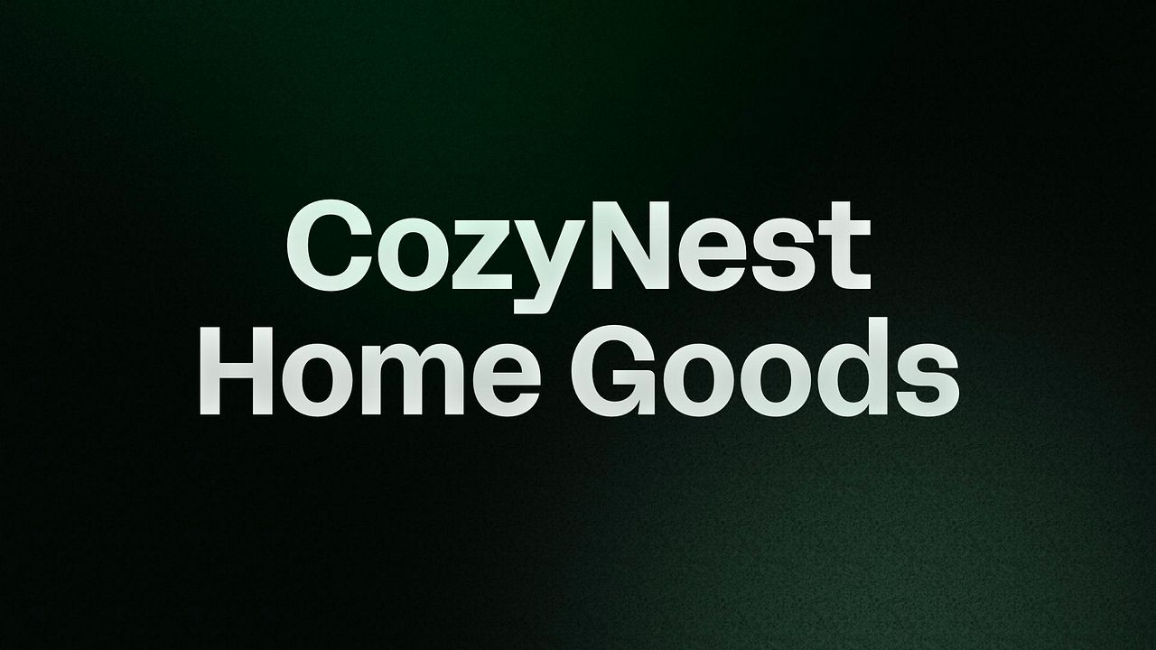 CozyNest Home Goods