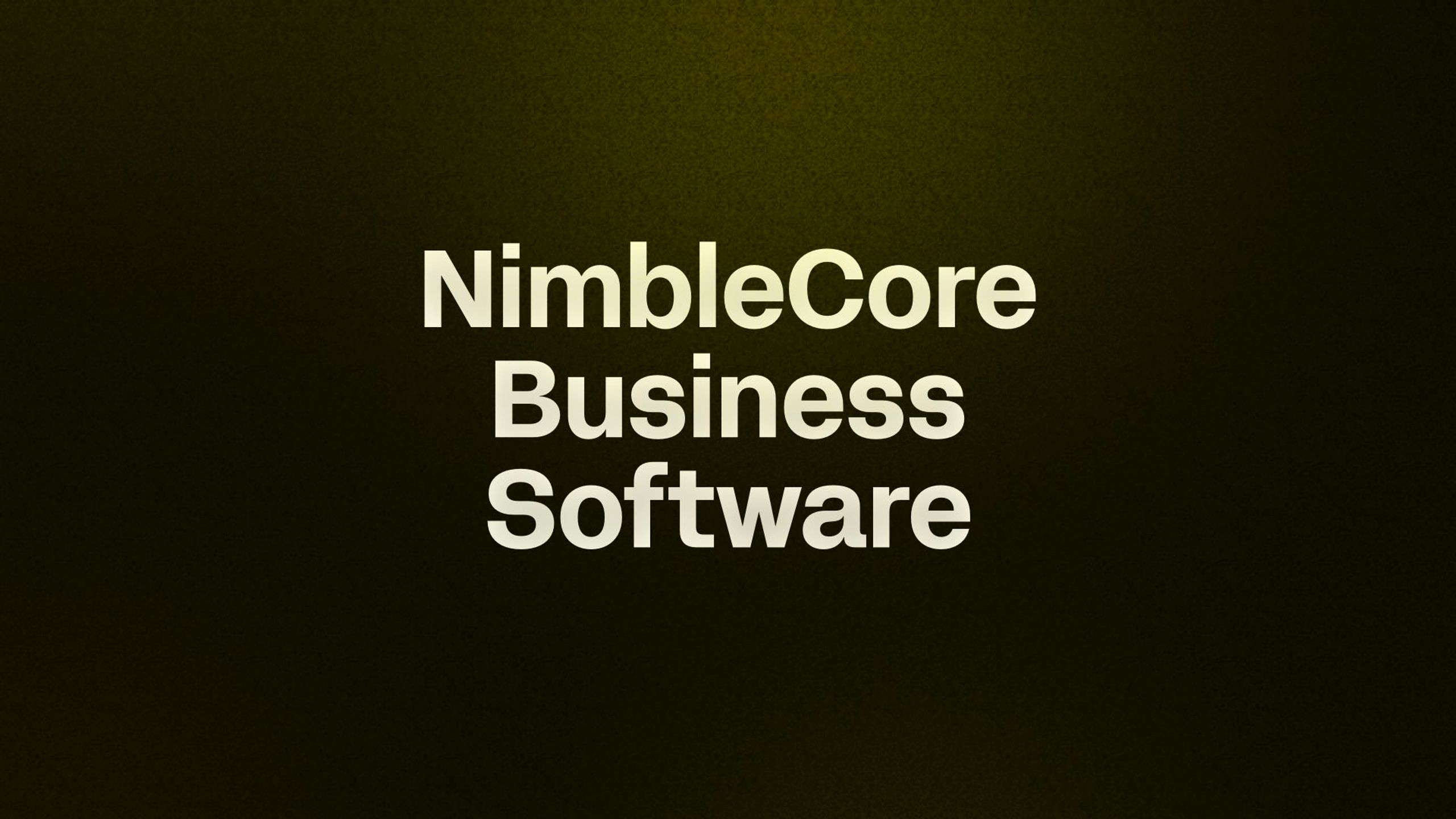 NimbleCore Business Software